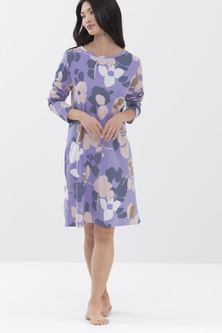 Nightshirt Lilac Serie Michelle Front View | mey®