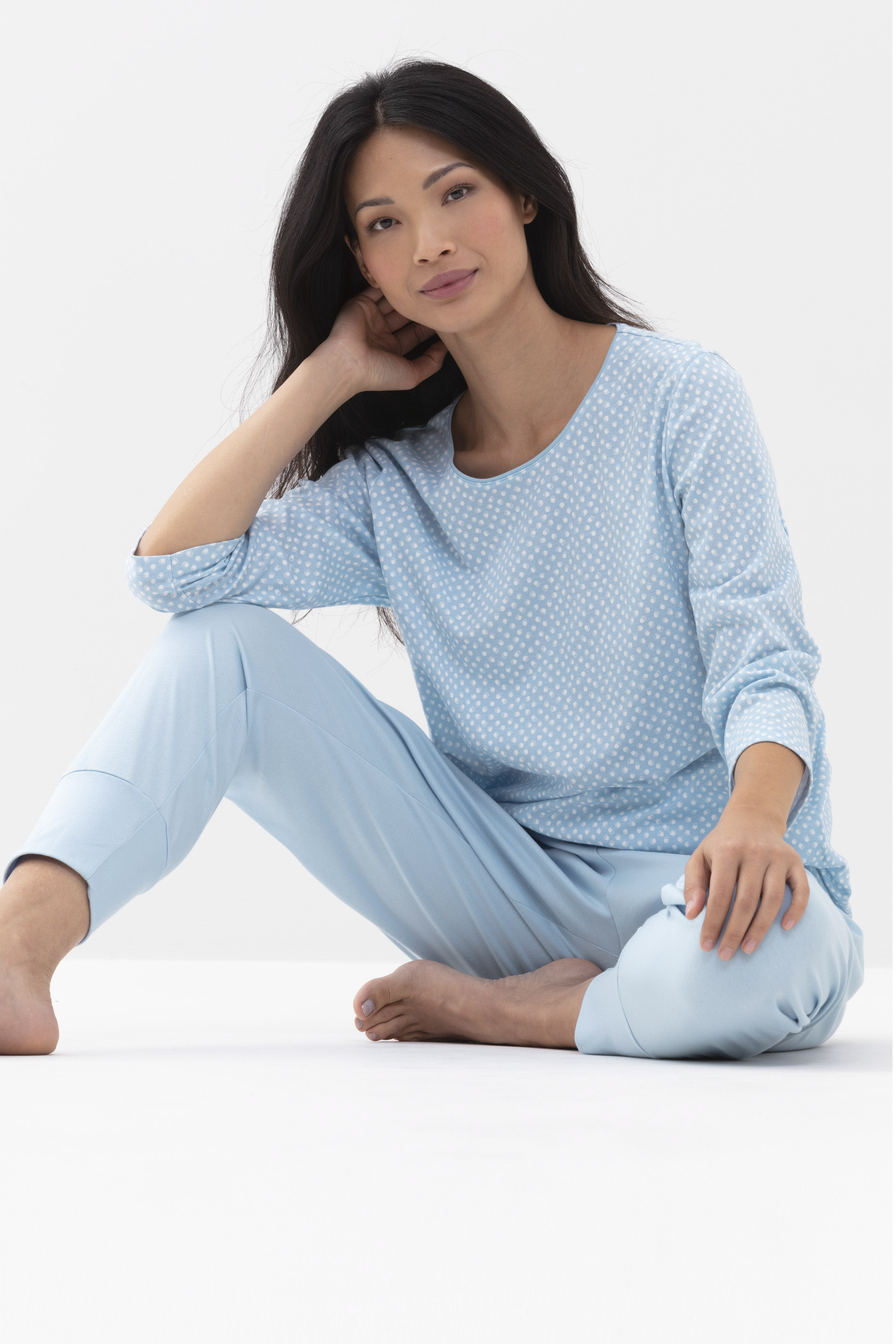 7/8-lange pyjama Dream Blue Serie Emelie Festlegen | mey®