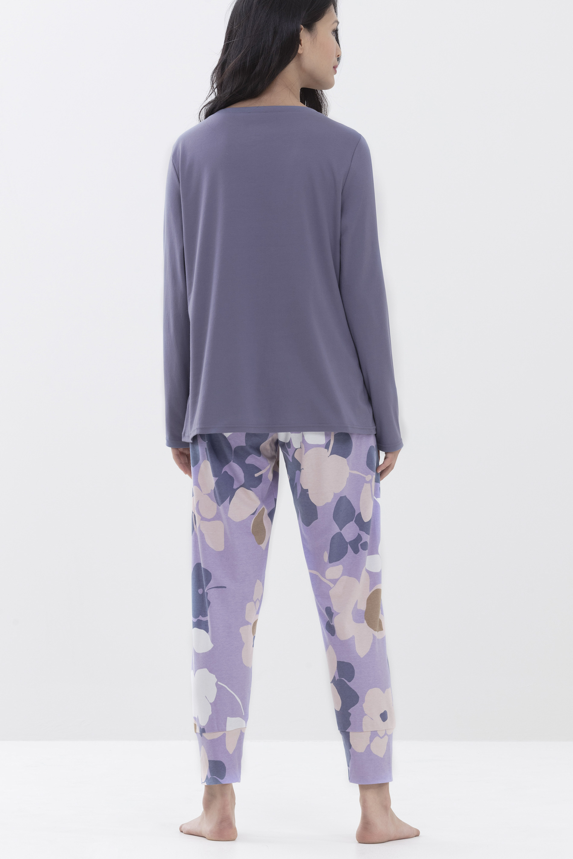 Pyjama Lilac Serie Michelle Rückansicht | mey®