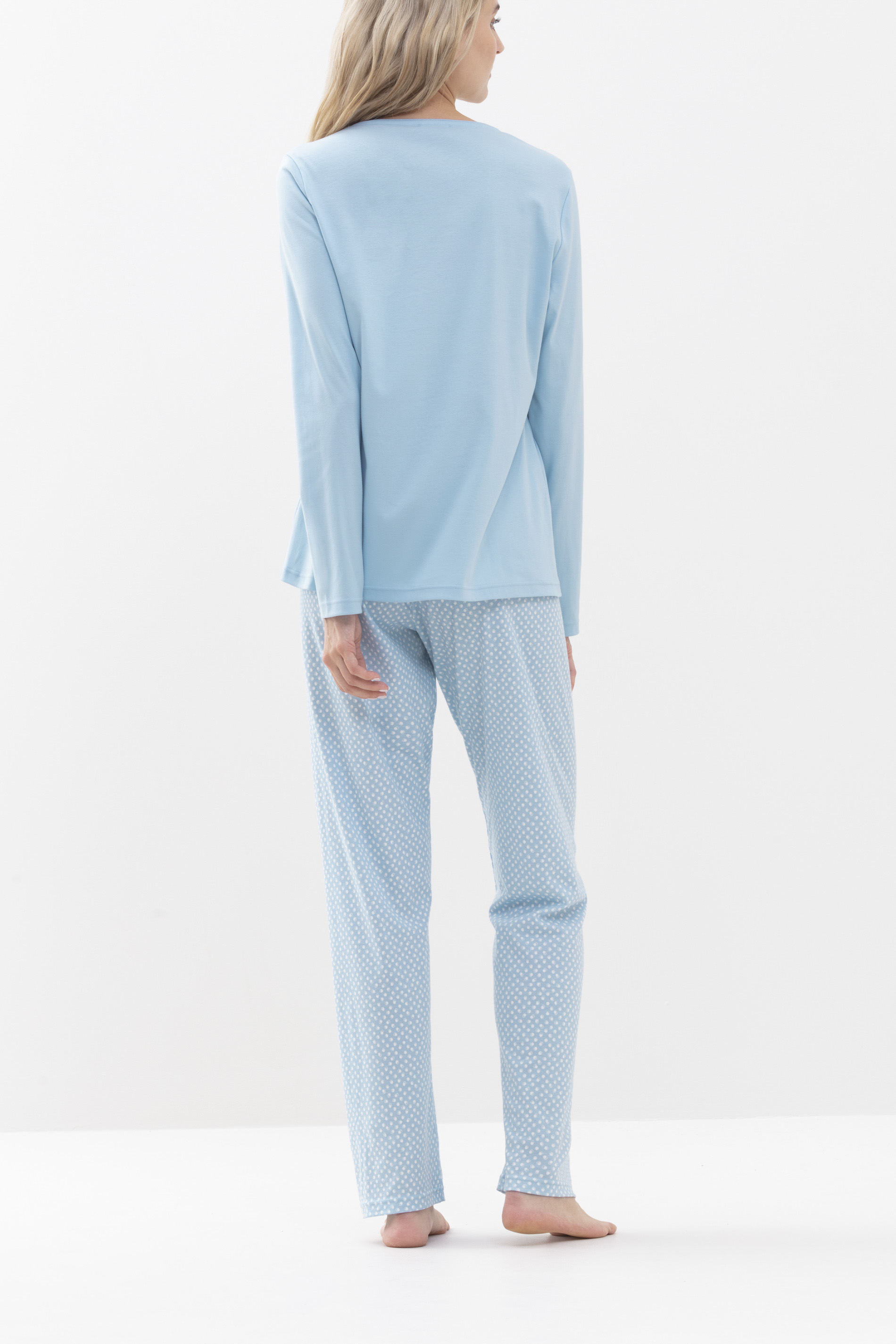 Pyjamas Dream Blue Serie Emelie Rear View | mey®