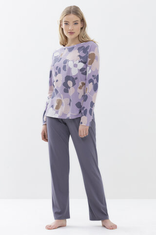 Pyjamas Lilac Serie Michelle Front View | mey®