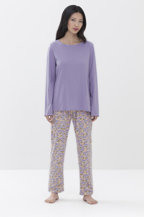Pyjama Lilac Serie Zera Frontansicht | mey®