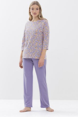 Pyjamas Lilac Serie Zera Front View | mey®