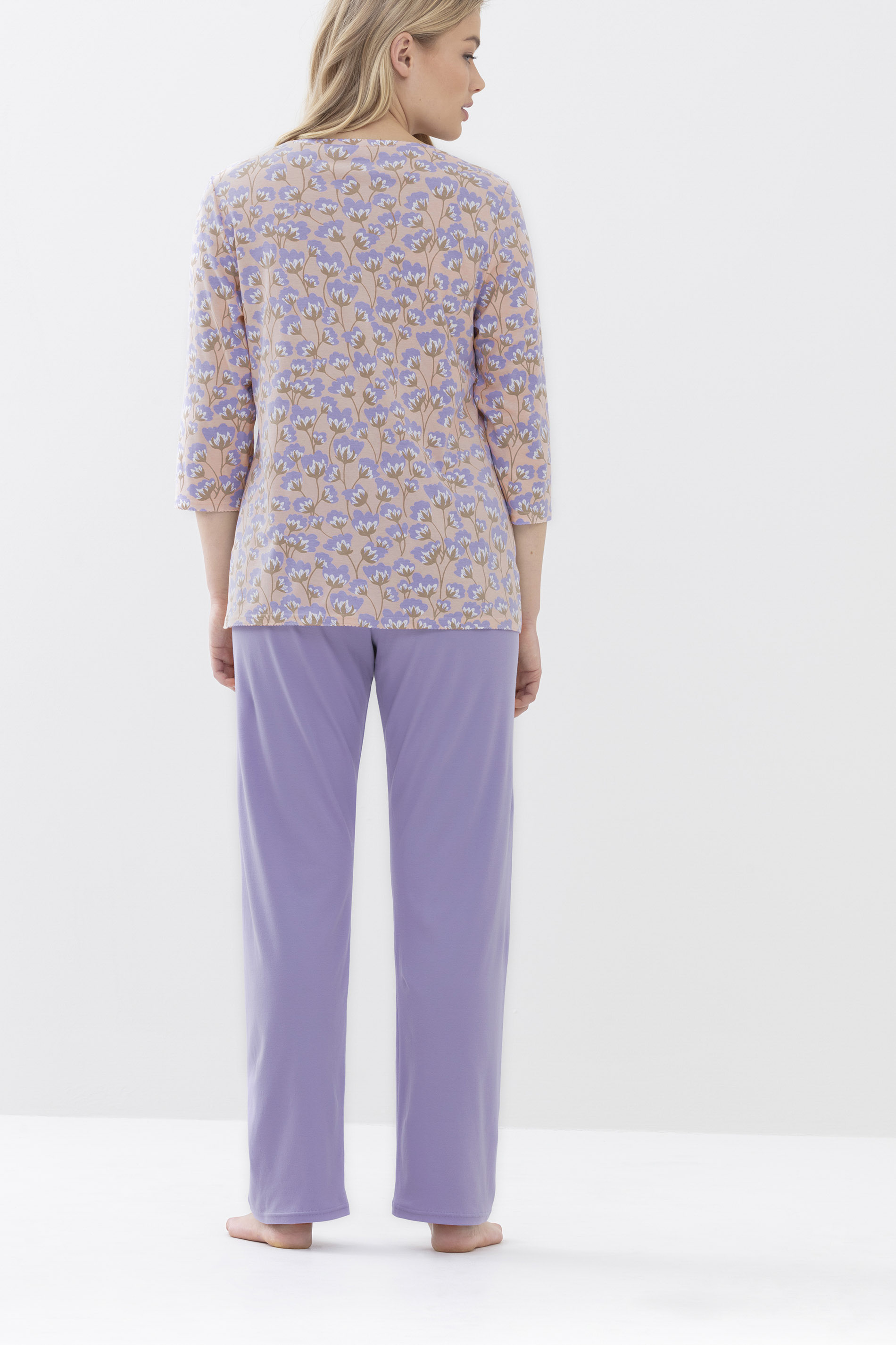 Pyjama Lilac Serie Zera Rückansicht | mey®