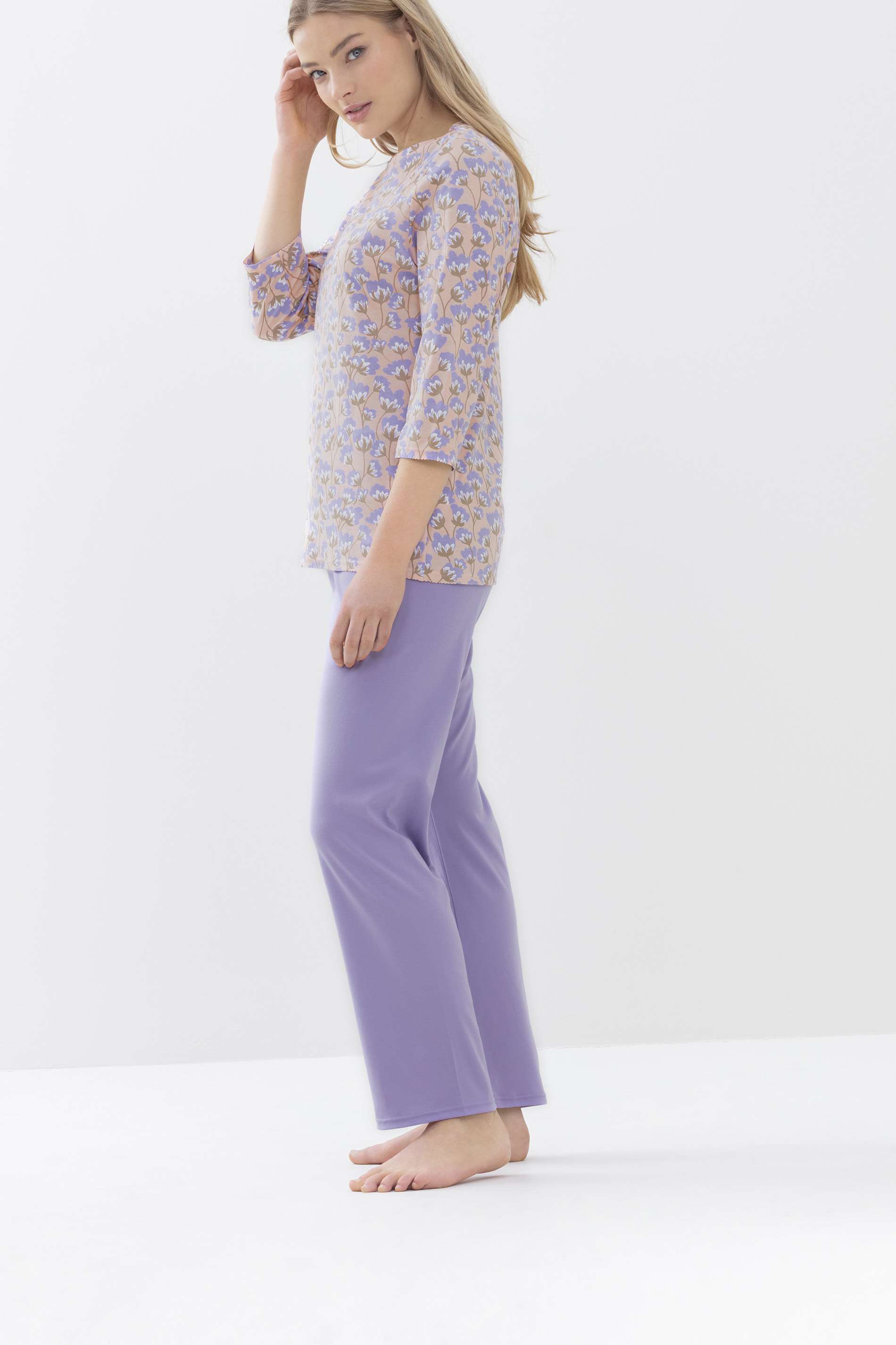 Pyjama Lilac Serie Zera Detailansicht 02 | mey®