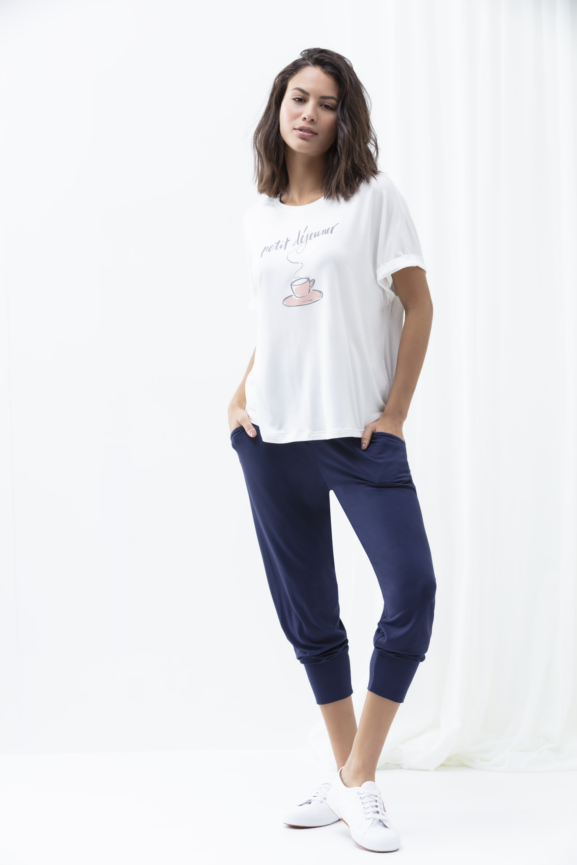 Yoga pants True Blue Serie Sleepy & Easy Festlegen | mey®