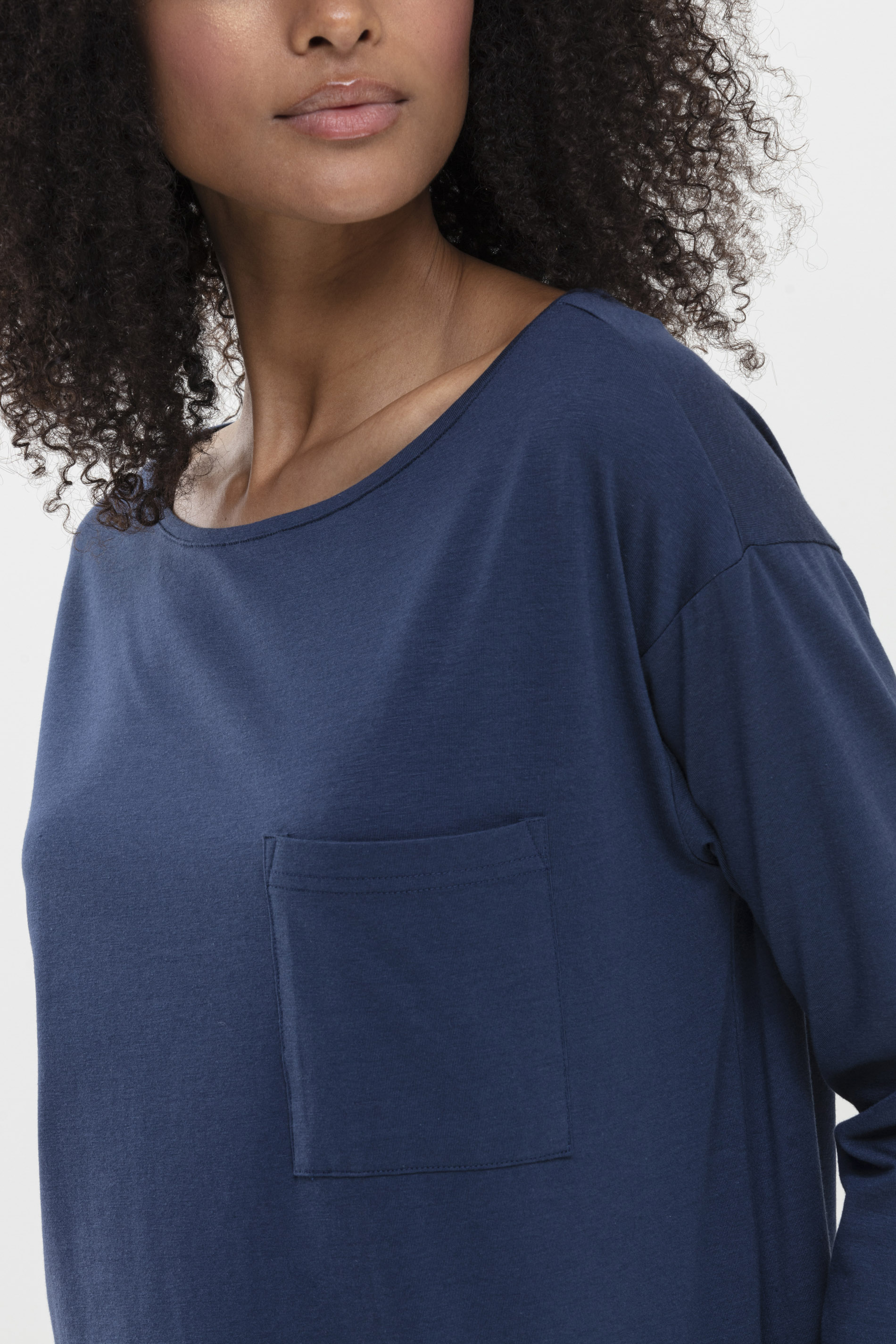 Shirt New Blue Serie Liah Detailweergave 02 | mey®