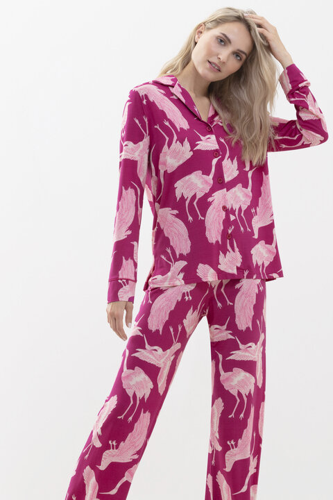Pyjamatop Cosmo Pink Serie Kyra Vooraanzicht | mey®