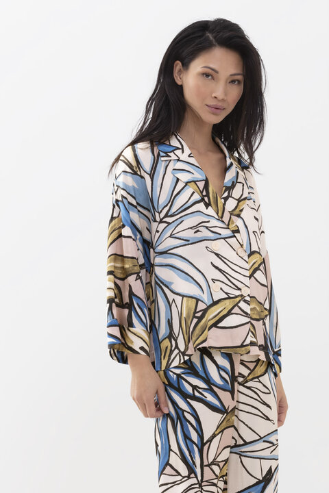 Pyjama-Shirt Bailey Serie Camila Frontansicht | mey®