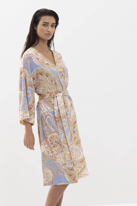 Kimono-Mantel Sky Blue Serie Bente Frontansicht | mey®