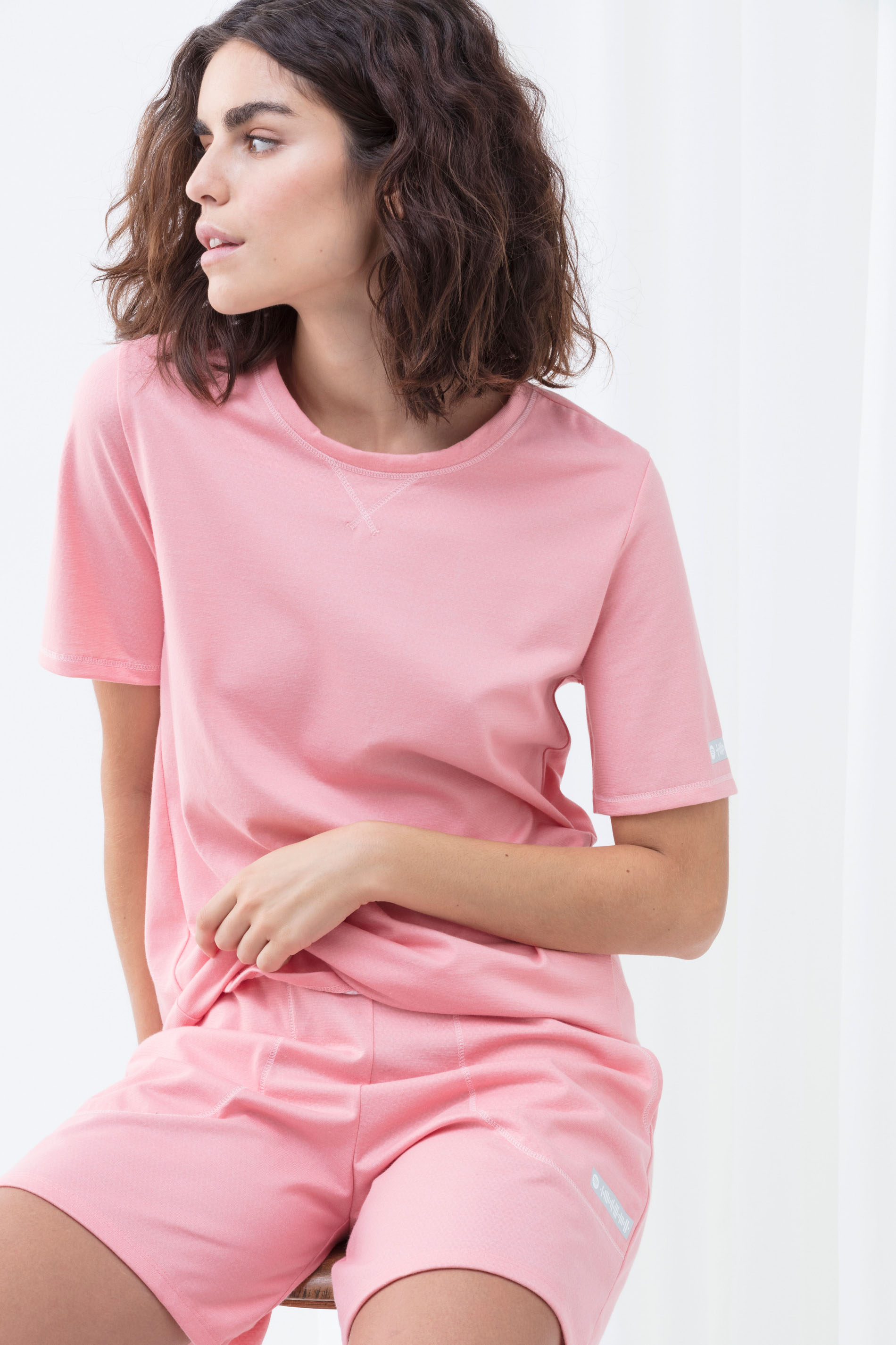 T-Shirt Powder Pink Serie Zzzleepwear Festlegen | mey®