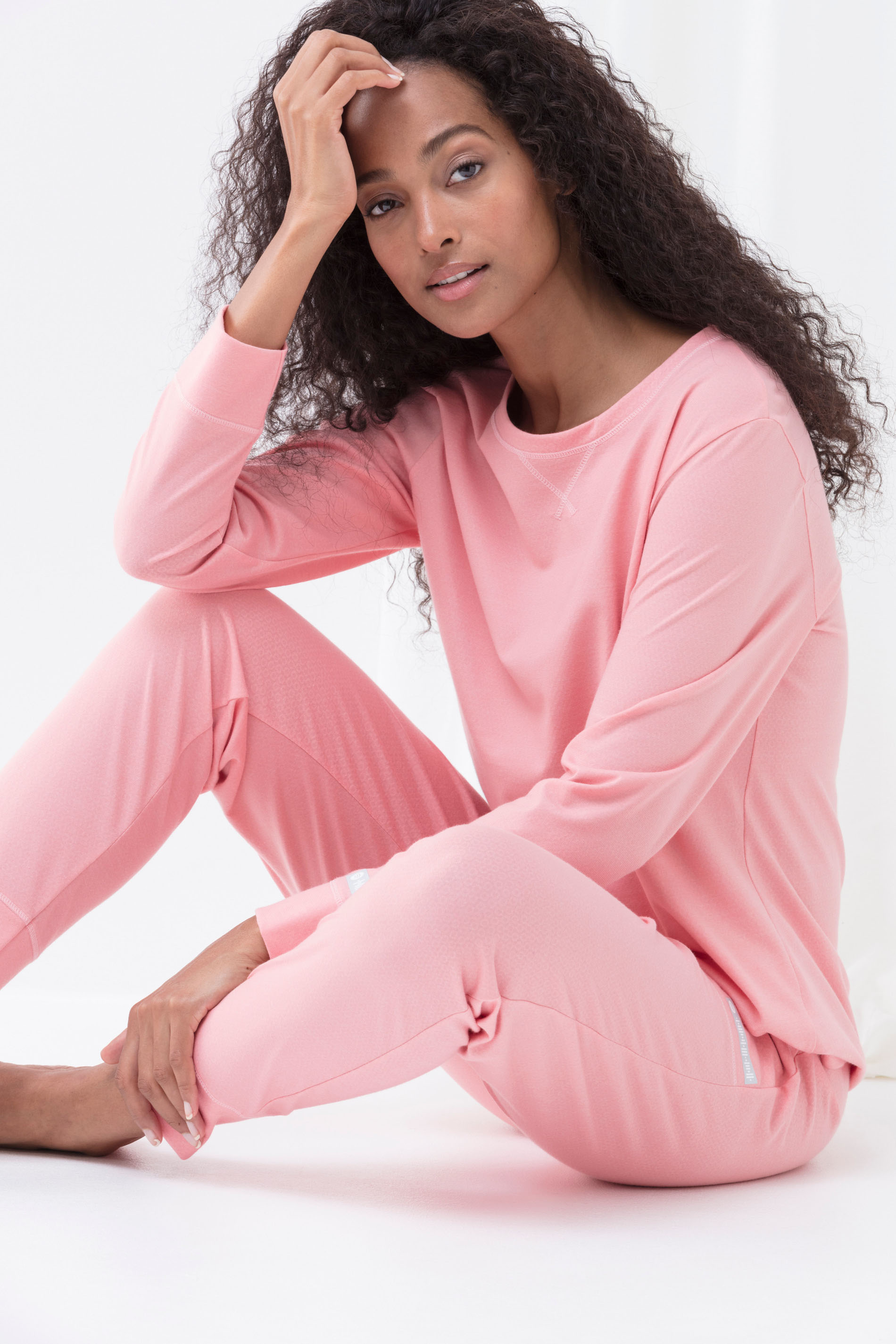Long-sleeve shirt Powder Pink Serie Zzzleepwear Festlegen | mey®
