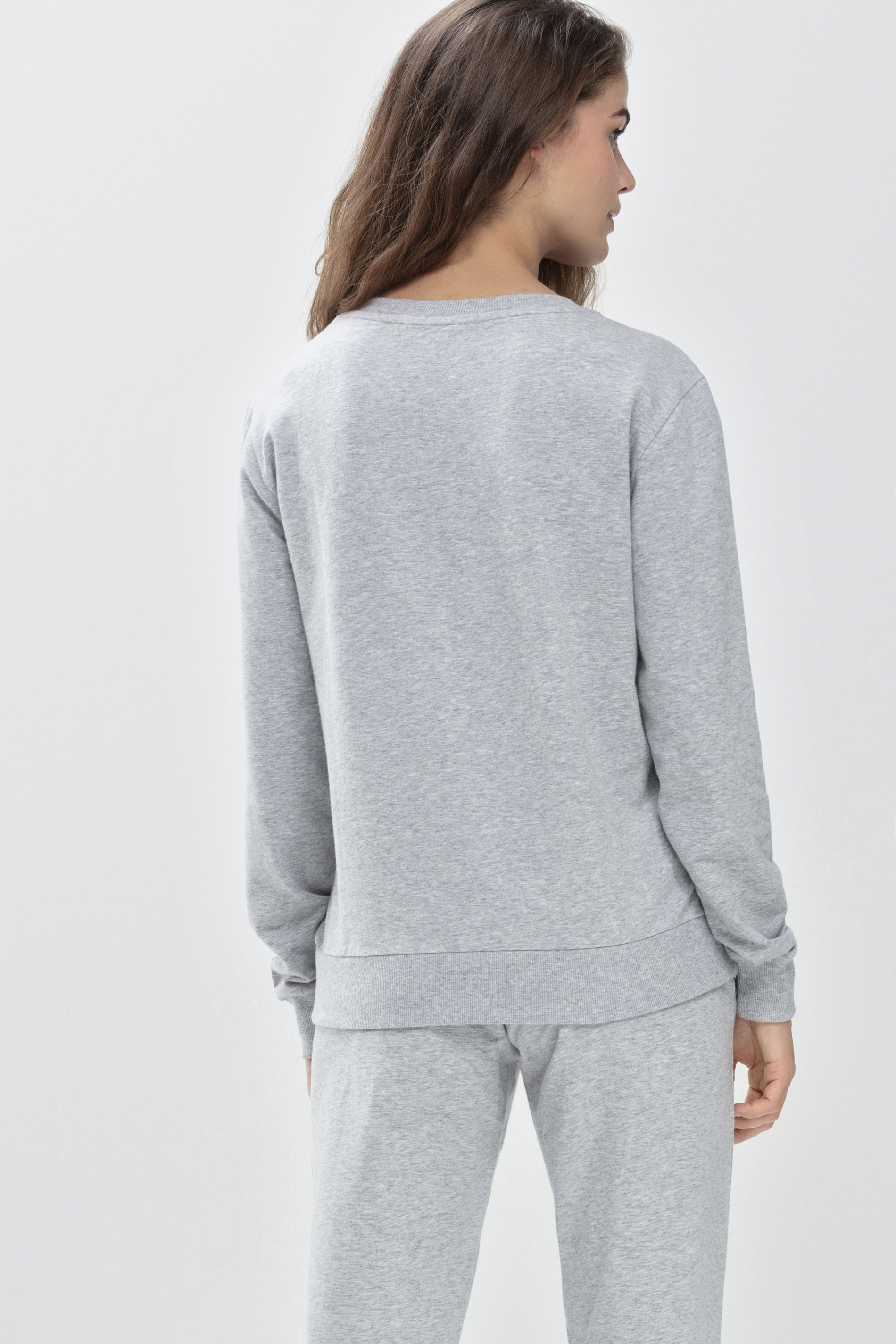 Sweater Grey Melange Night2Day Rear View | mey®