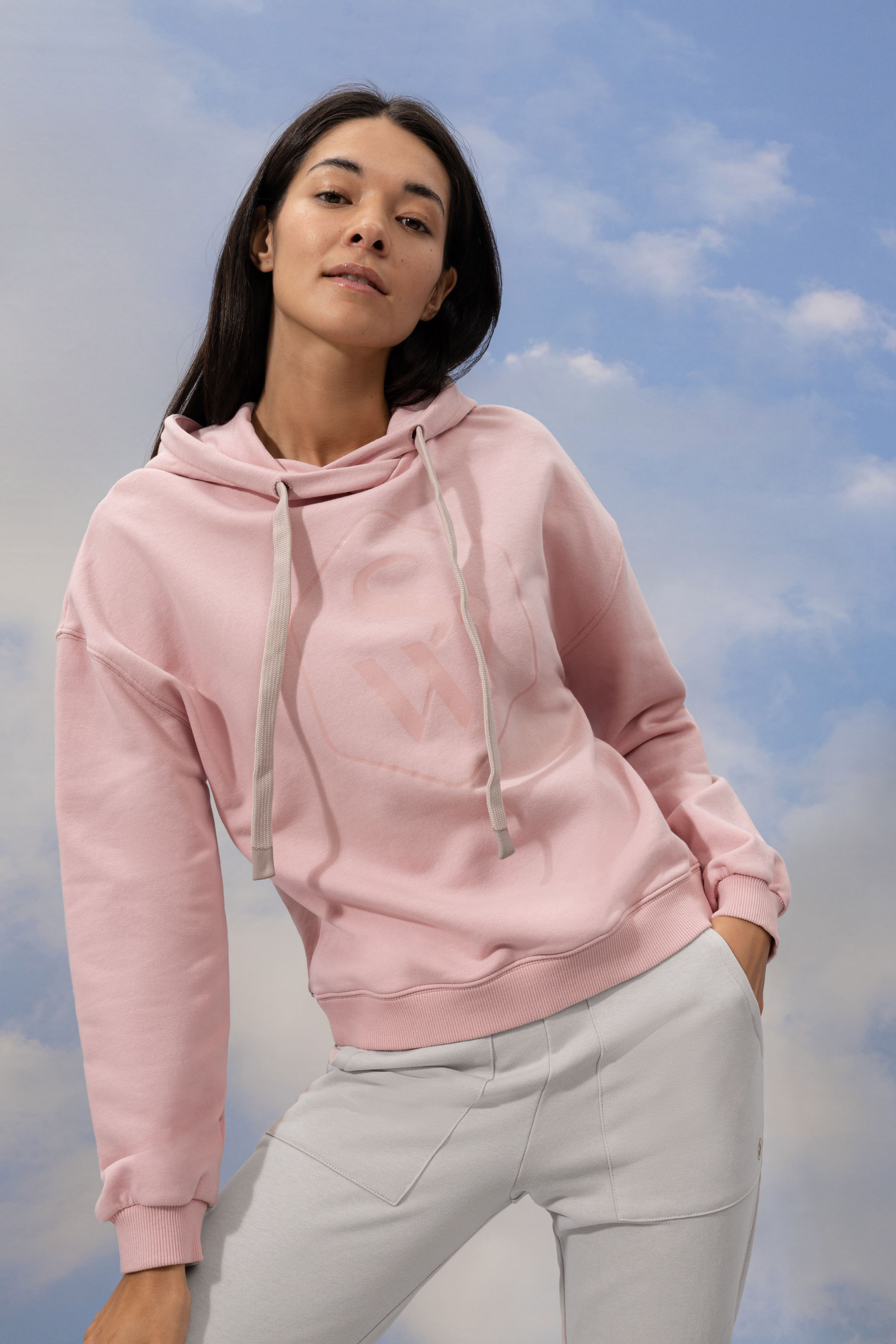 Hoodie Blossom Serie Cozy Frontansicht | mey®