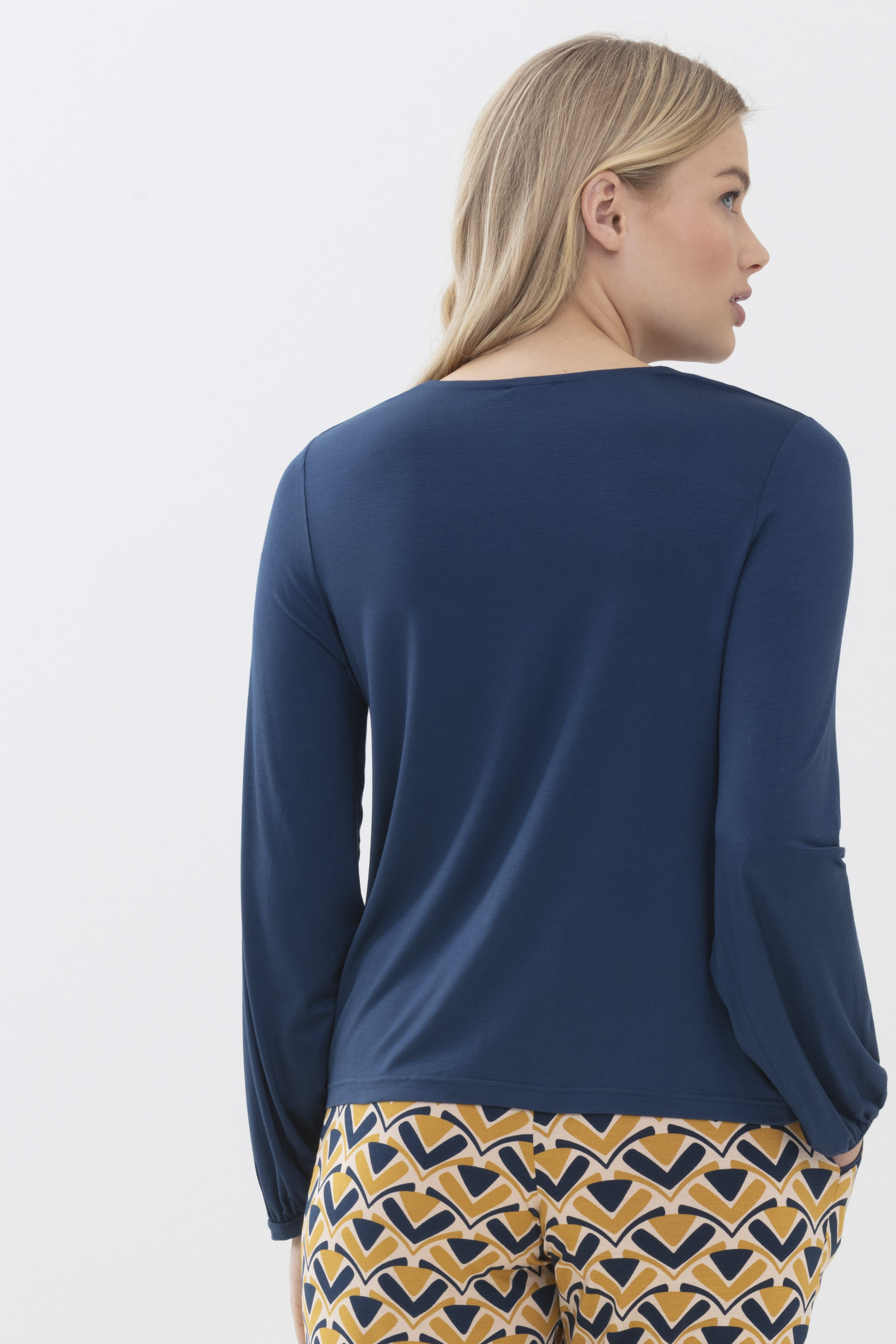 Shirt Ink Blue Serie Alena Rear View | mey®