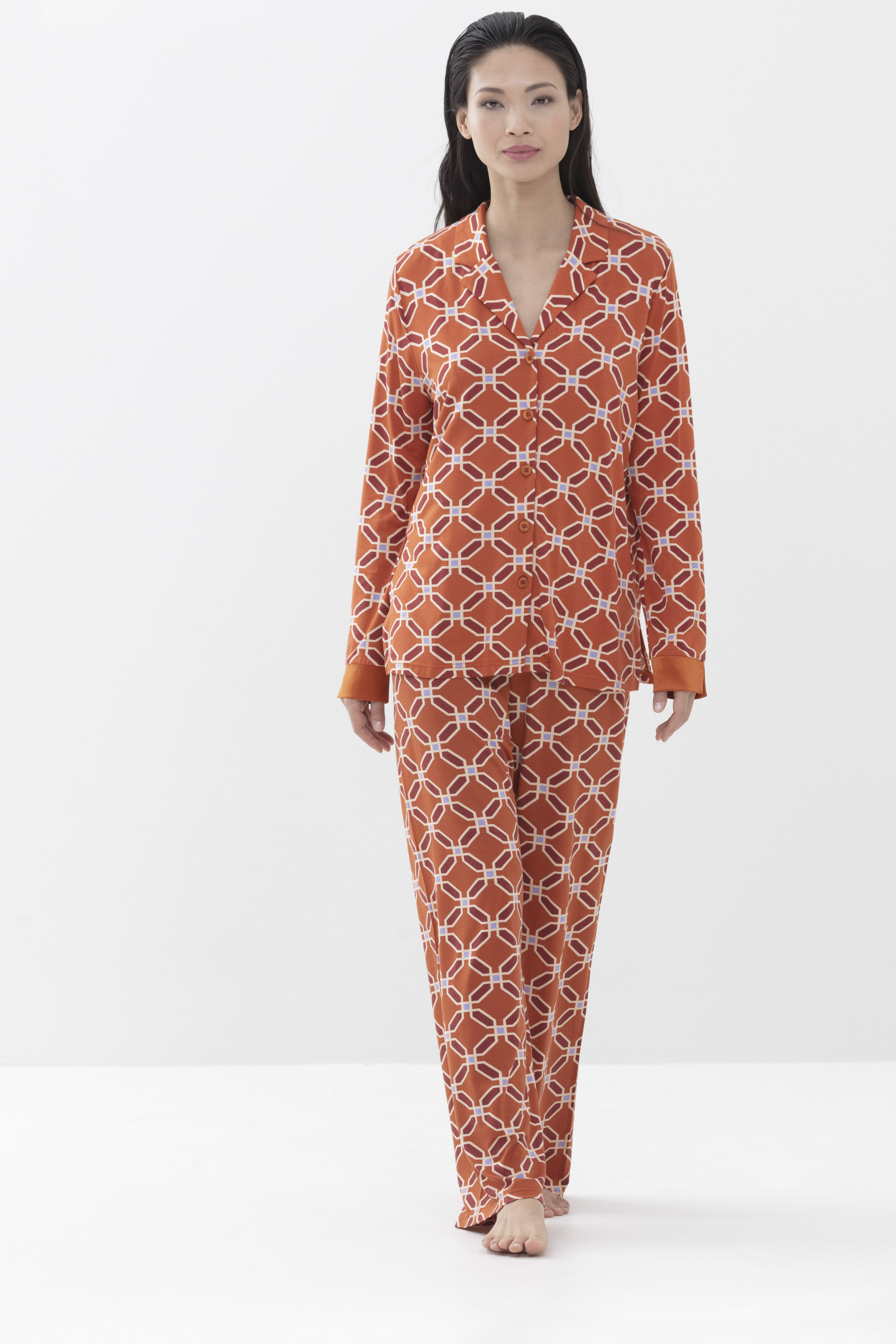 Pyjama-Shirt Cinnamon Serie Carima Festlegen | mey®