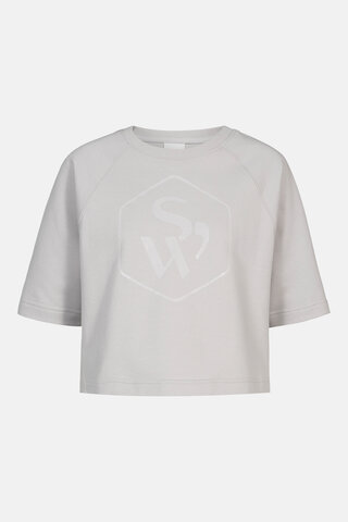 Sweat T-shirt Mineral Grey Serie Cozy Cut Out | mey®