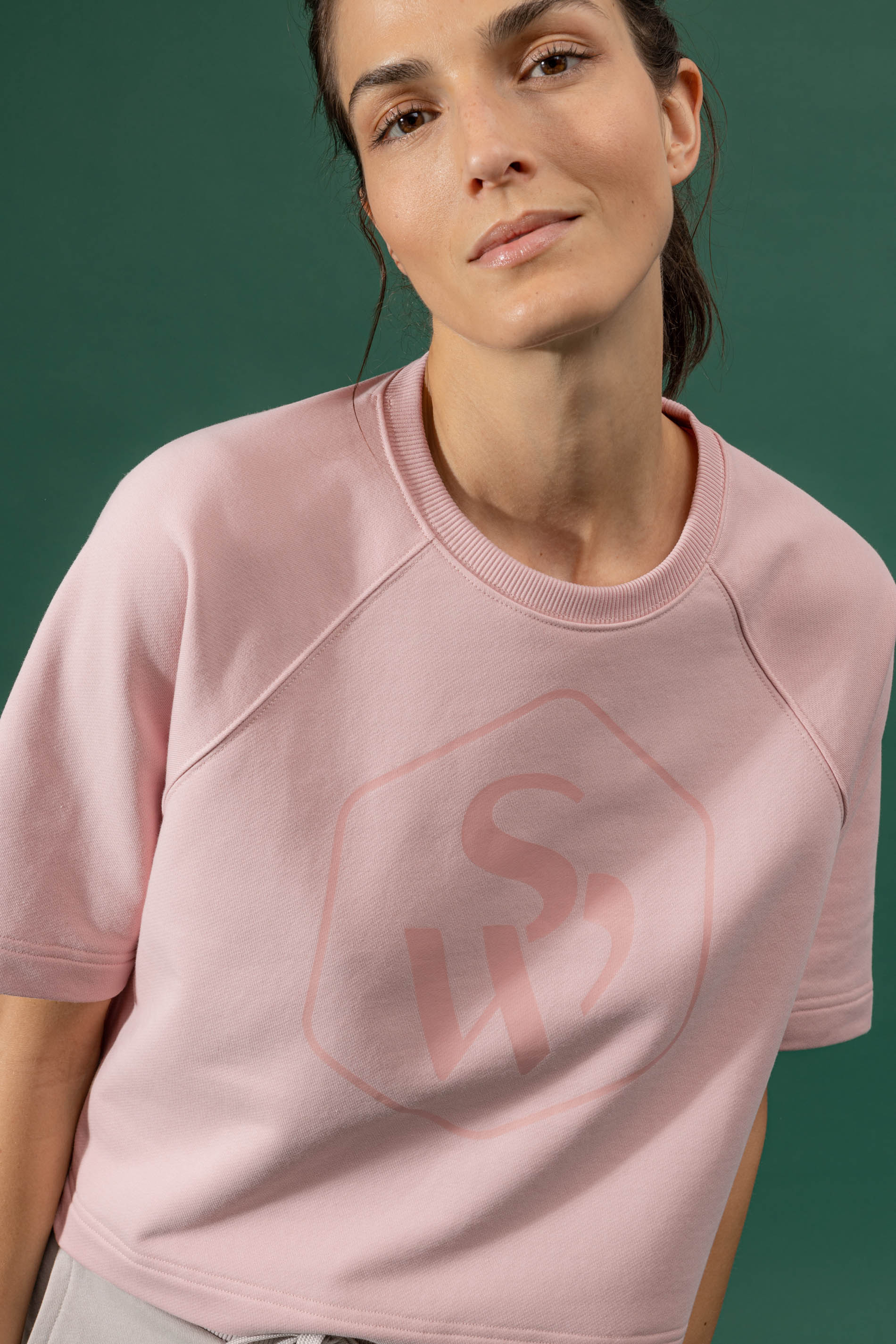 Sweat T-shirt Blossom Serie Cozy Detailweergave 02 | mey®