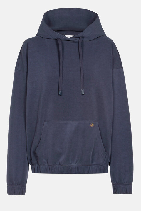 Hoodie Blue Shadow Serie Smooth Cut Out | mey®