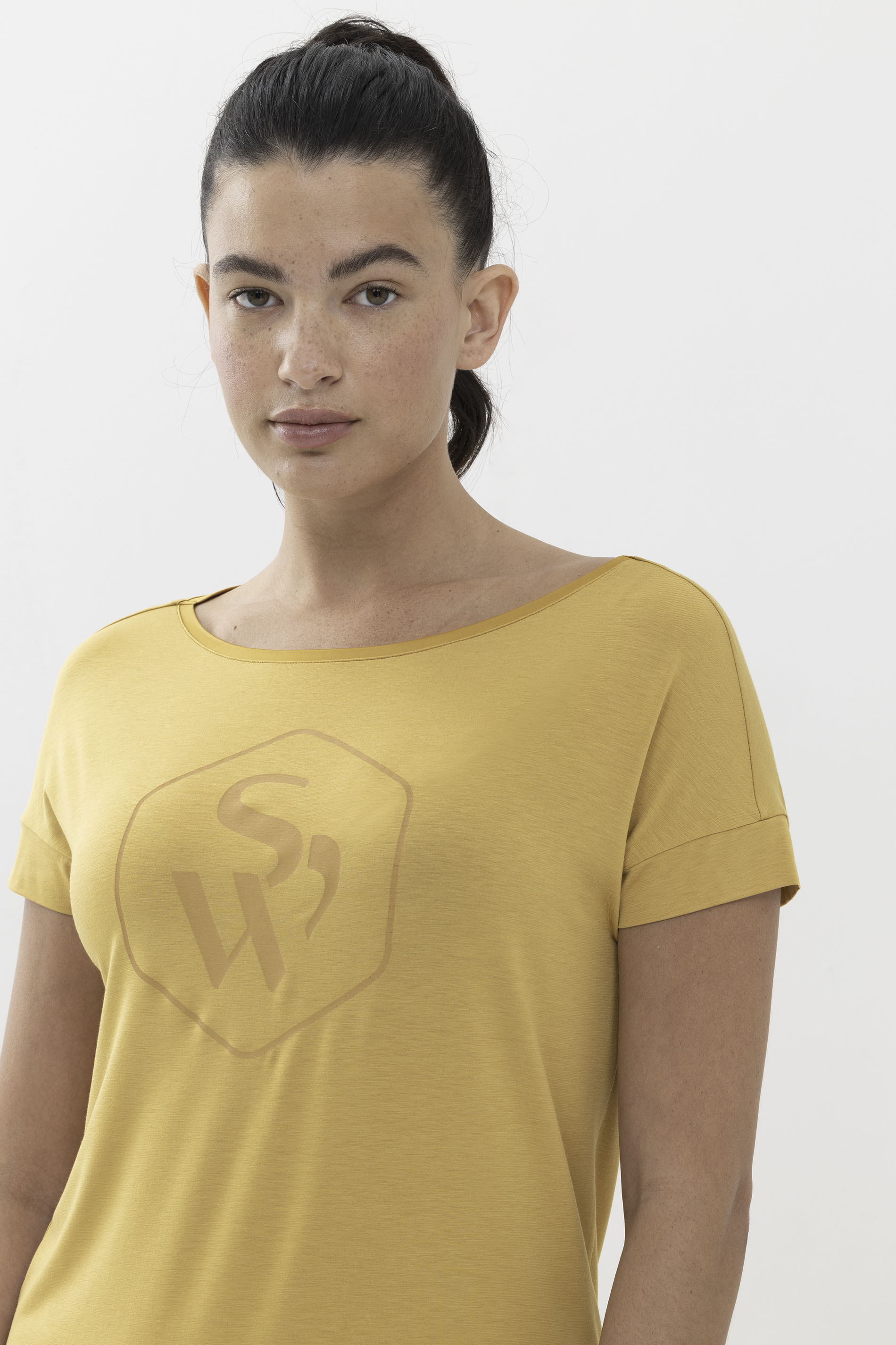 T-Shirt Wintergold Serie Breathable Detailansicht 02 | mey®