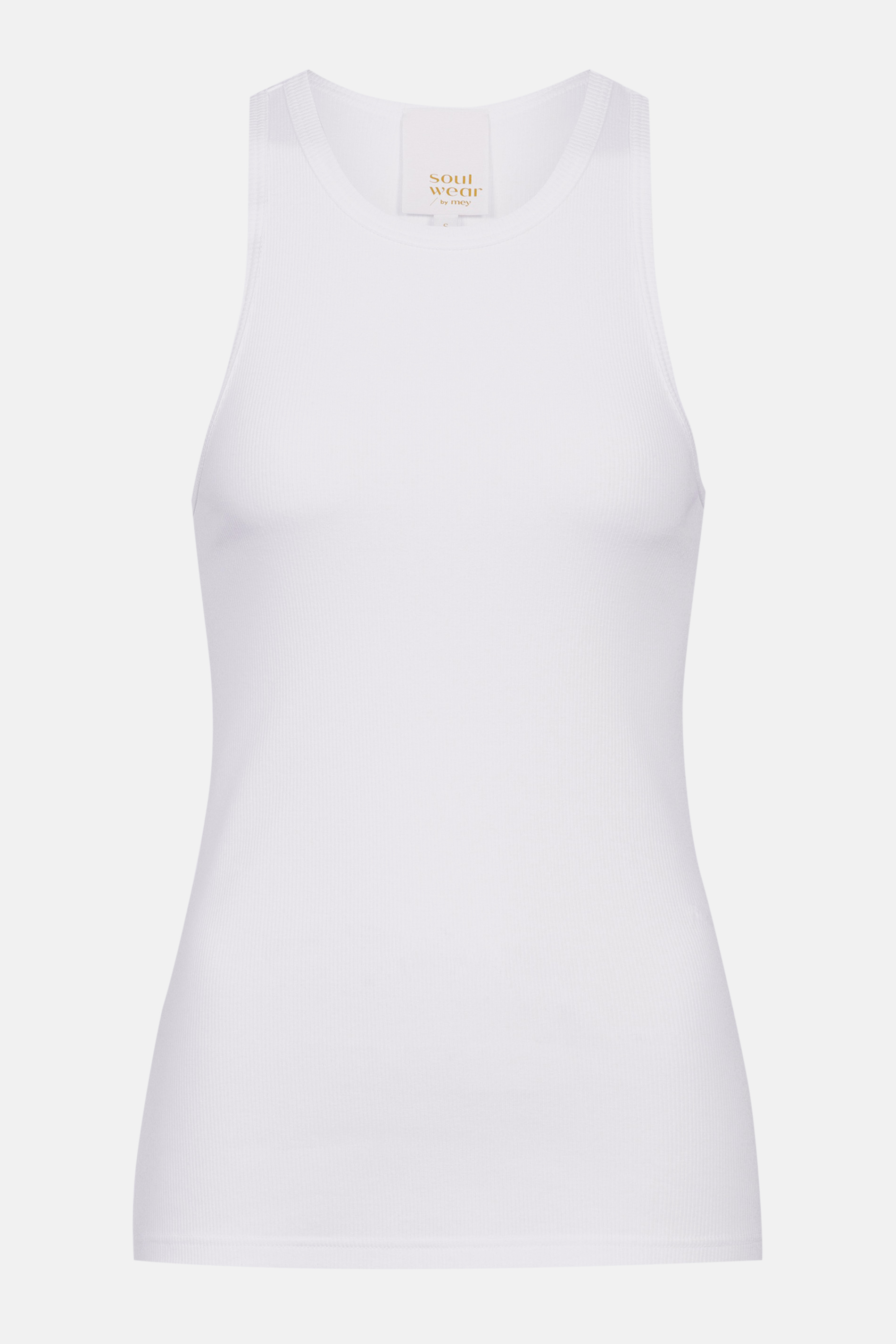 Top White Serie Ribbed Cut Out | mey®