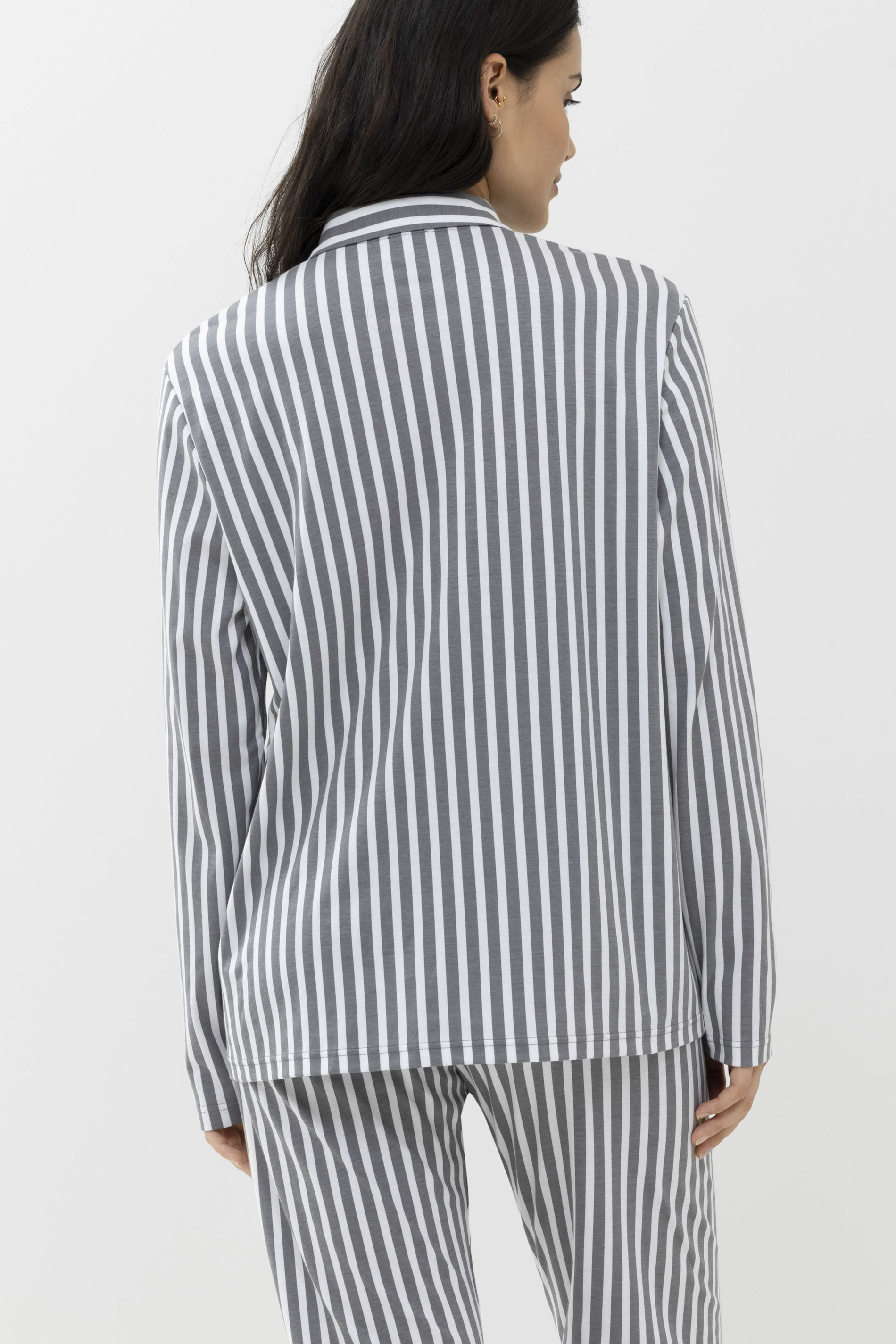 Pyjama Shirt Lovely Grey Serie Sleepsation Rückansicht | mey®