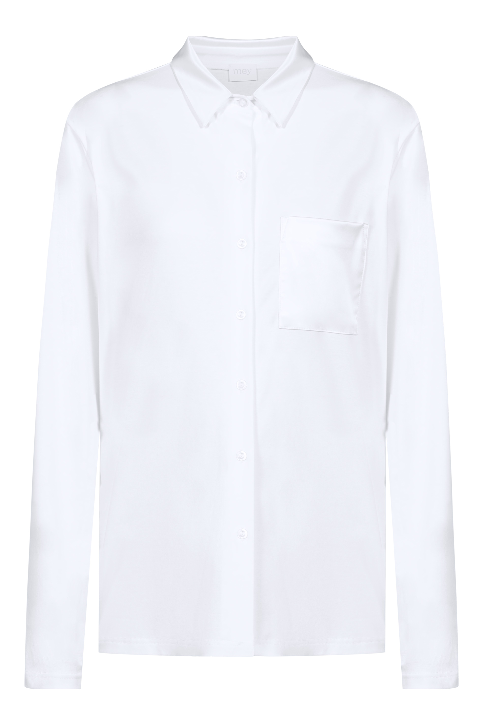 Pyjama Shirt Weiss Serie Sleepsation Freisteller | mey®