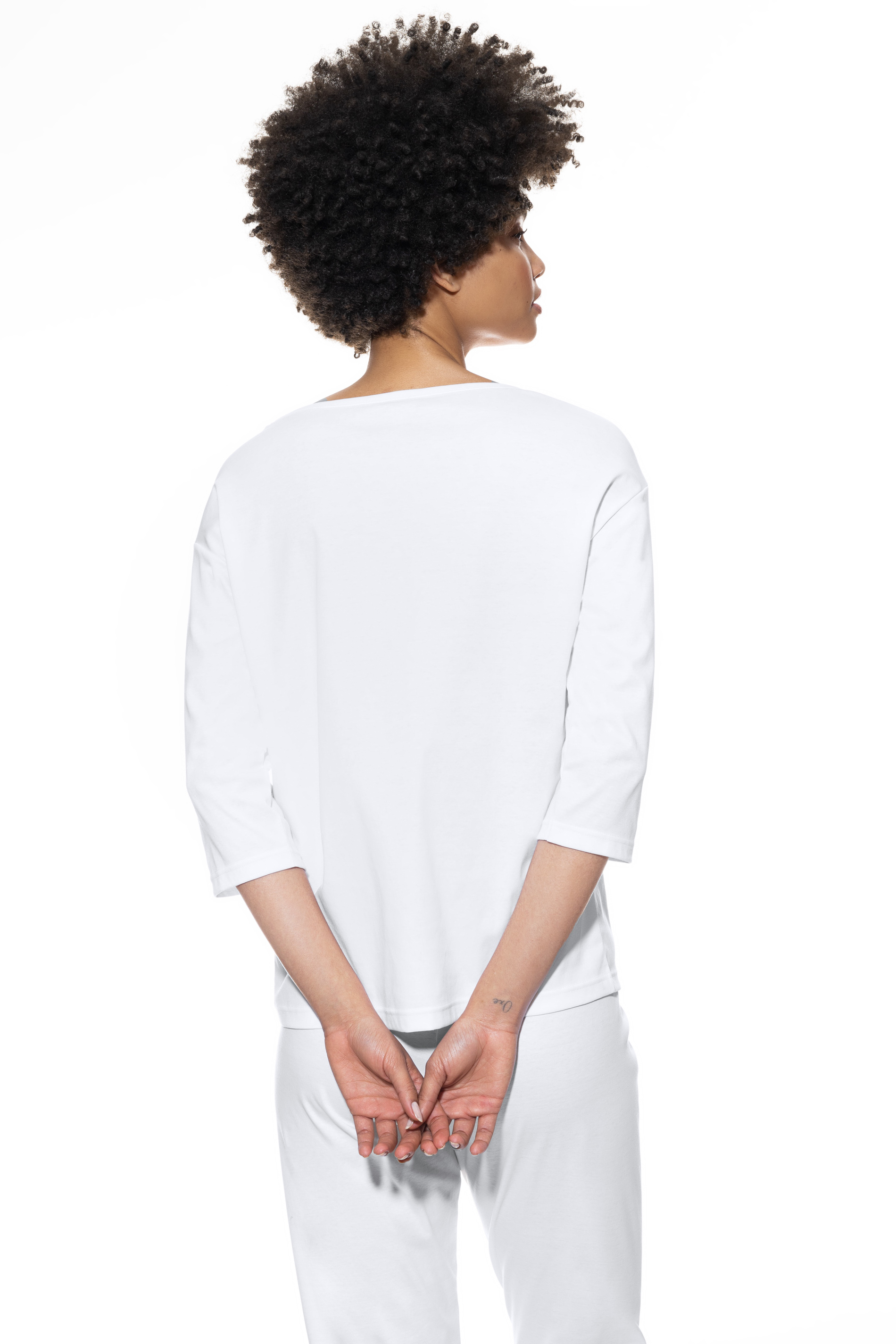 Shirt White Serie Sleepsation Rear View | mey®