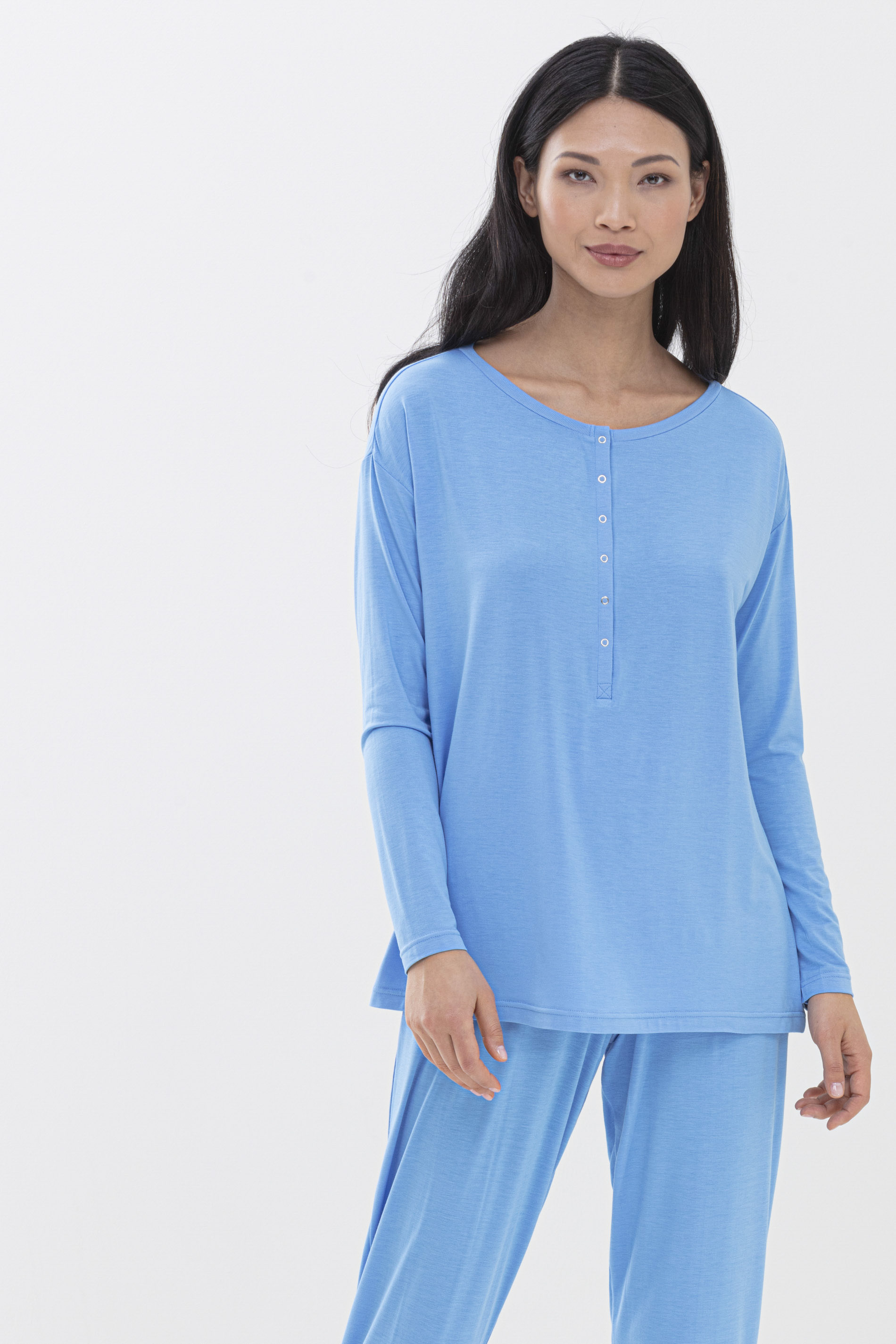 Long-sleeved shirt Cielo Serie Sleepy & Easy Front View | mey®