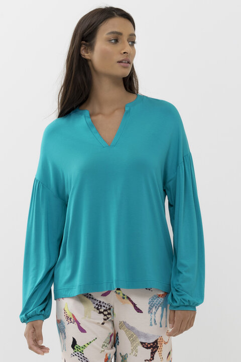 Long-sleeved shirt Serie Alena Front View | mey®