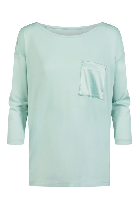T-shirt with 3/4-length sleeves