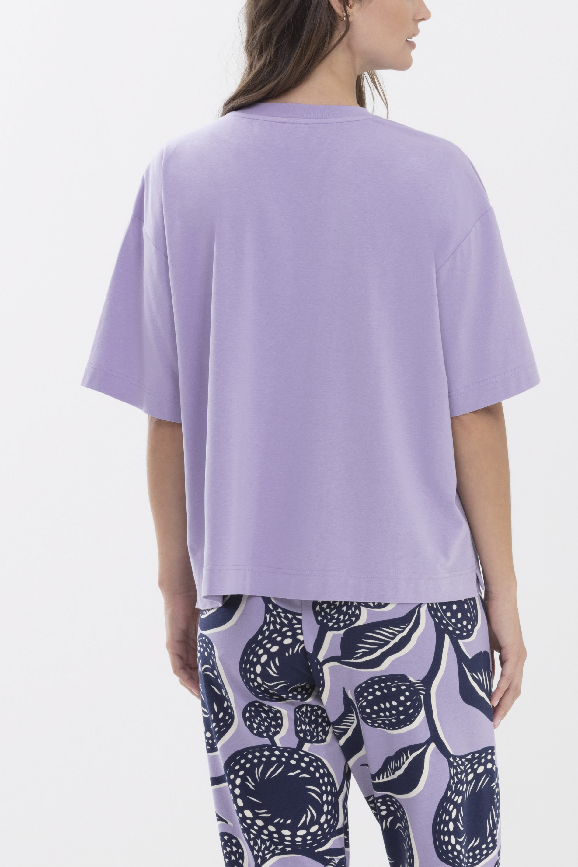 Shirt Lilac Serie Debby Rear View | mey®