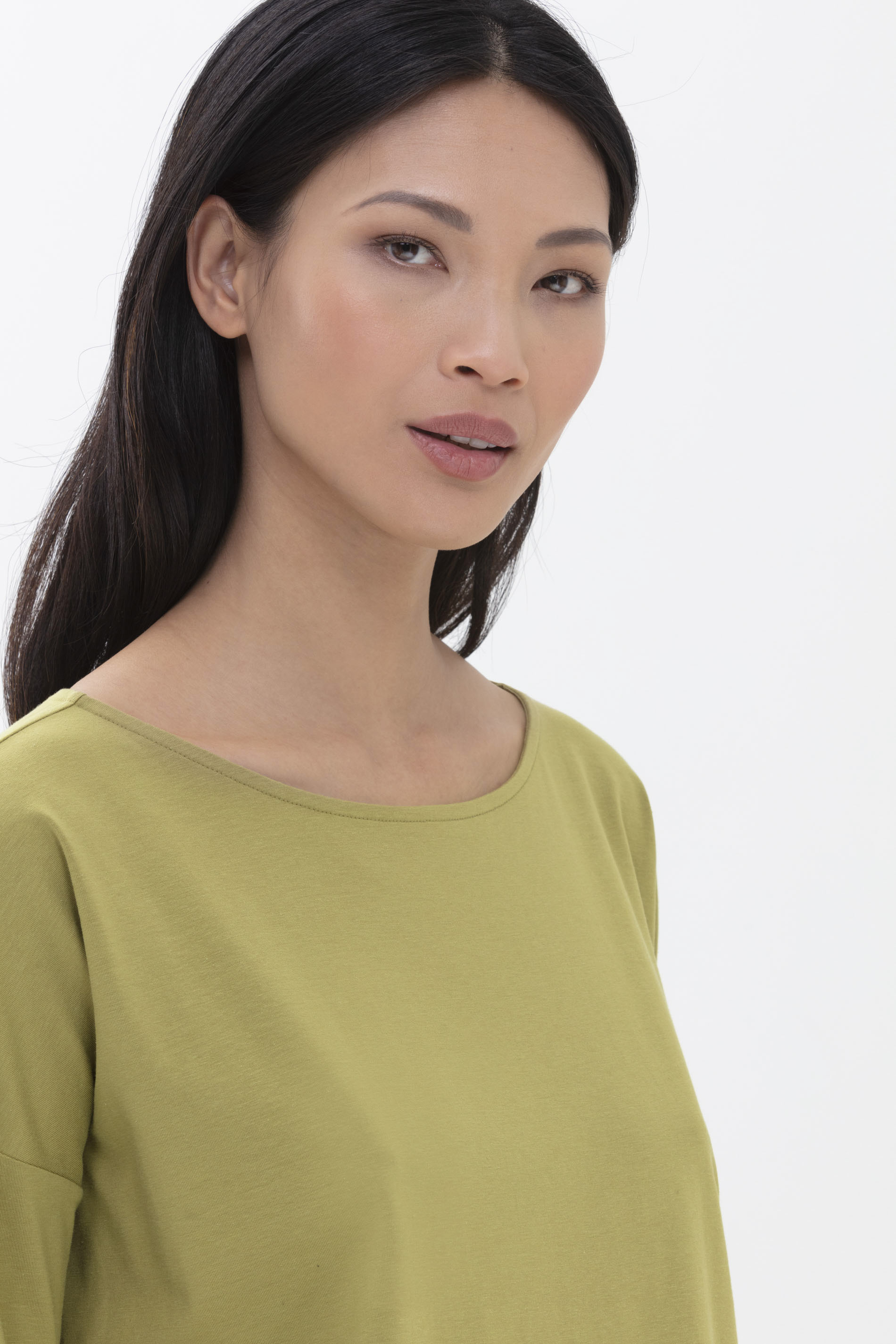 Shirt met lange mouwen Tuscan Green Serie Aya Detailweergave 01 | mey®
