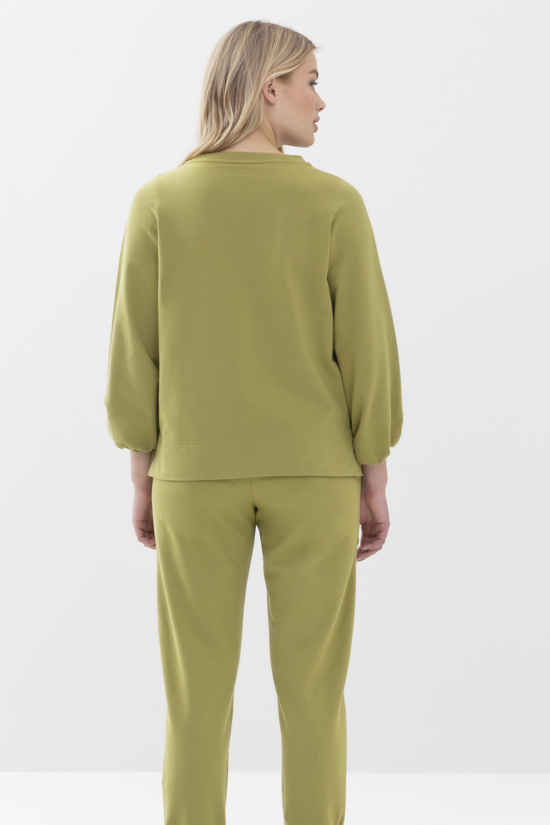 Sweater Tuscan Green Serie Mischa Achteraanzicht | mey®
