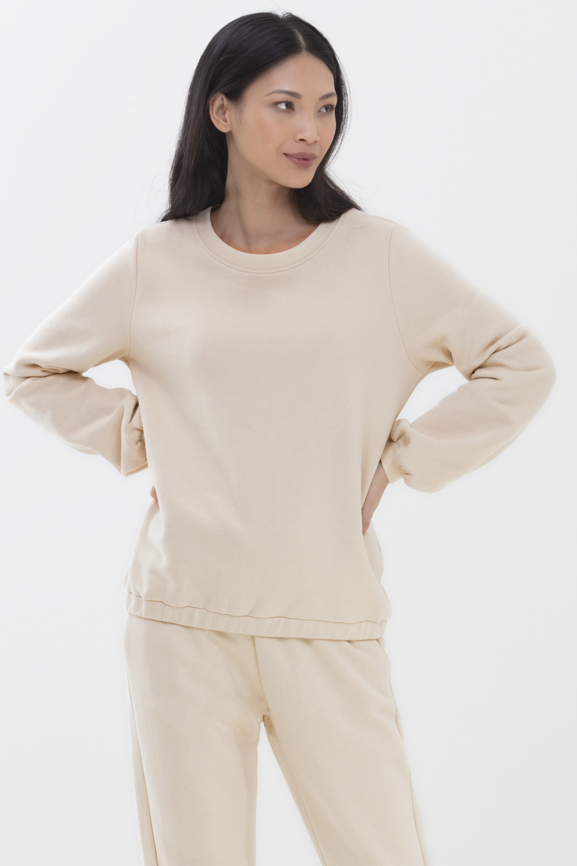 Sweater Sand Serie Kia Frontansicht | mey®
