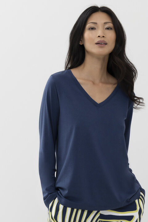 Long-sleeved shirt Serie Mica Front View | mey®