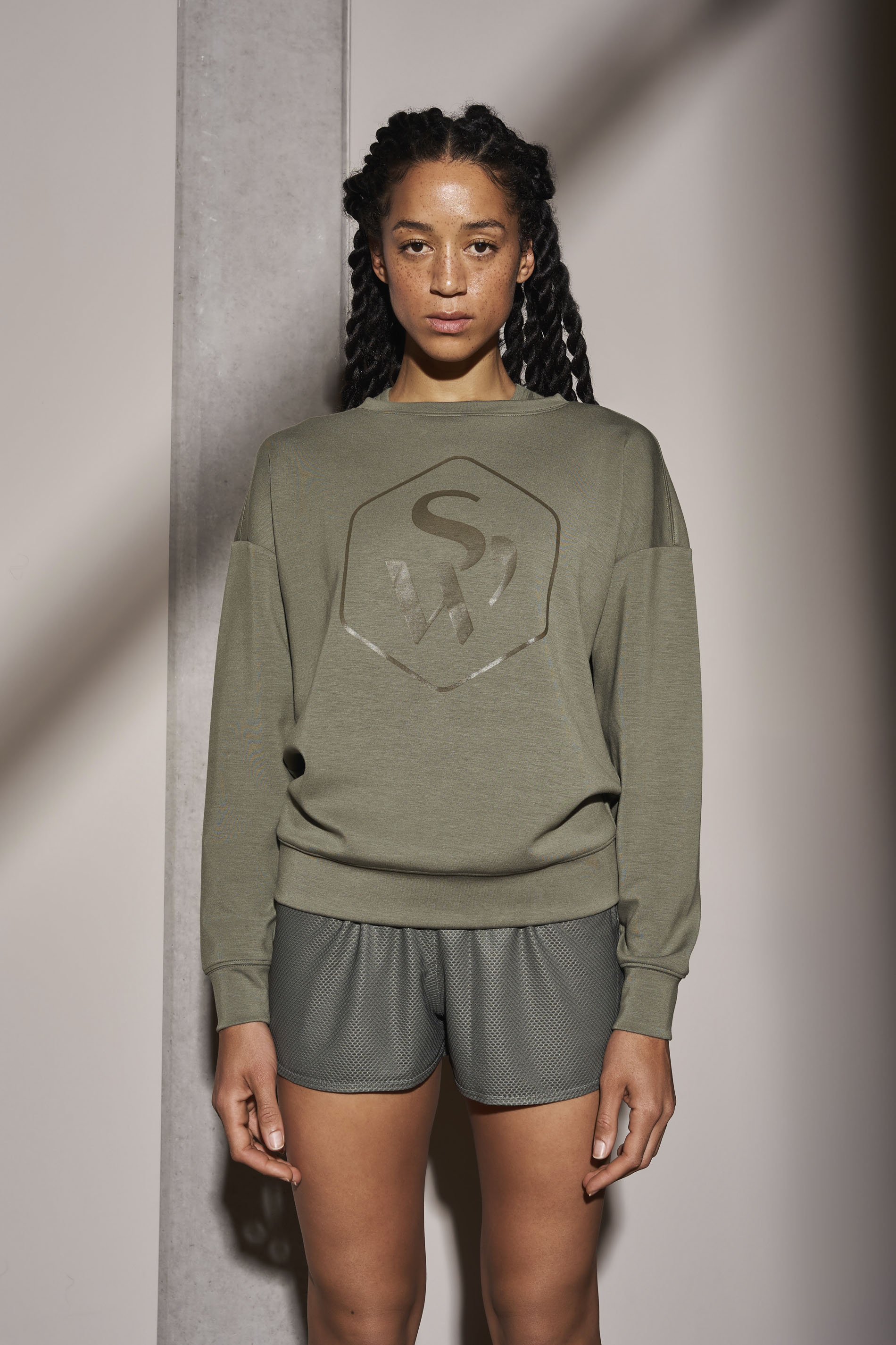 Sweatshirt Serie Smooth Front View | mey®