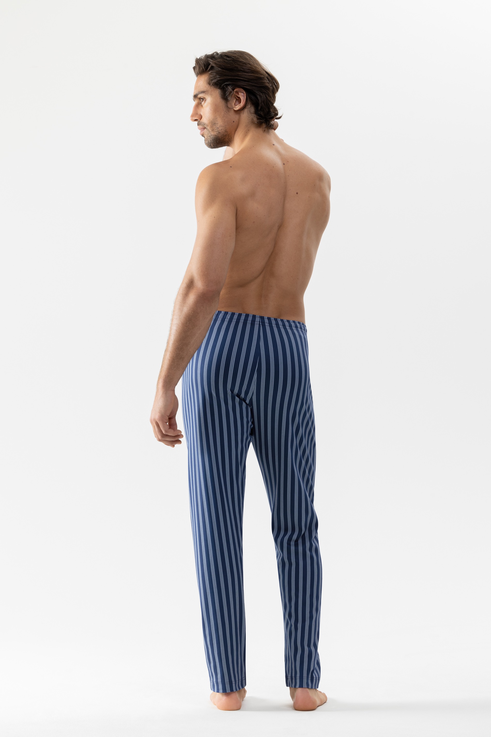 Long trousers Soft Grey Serie Cranbourne Rear View | mey®