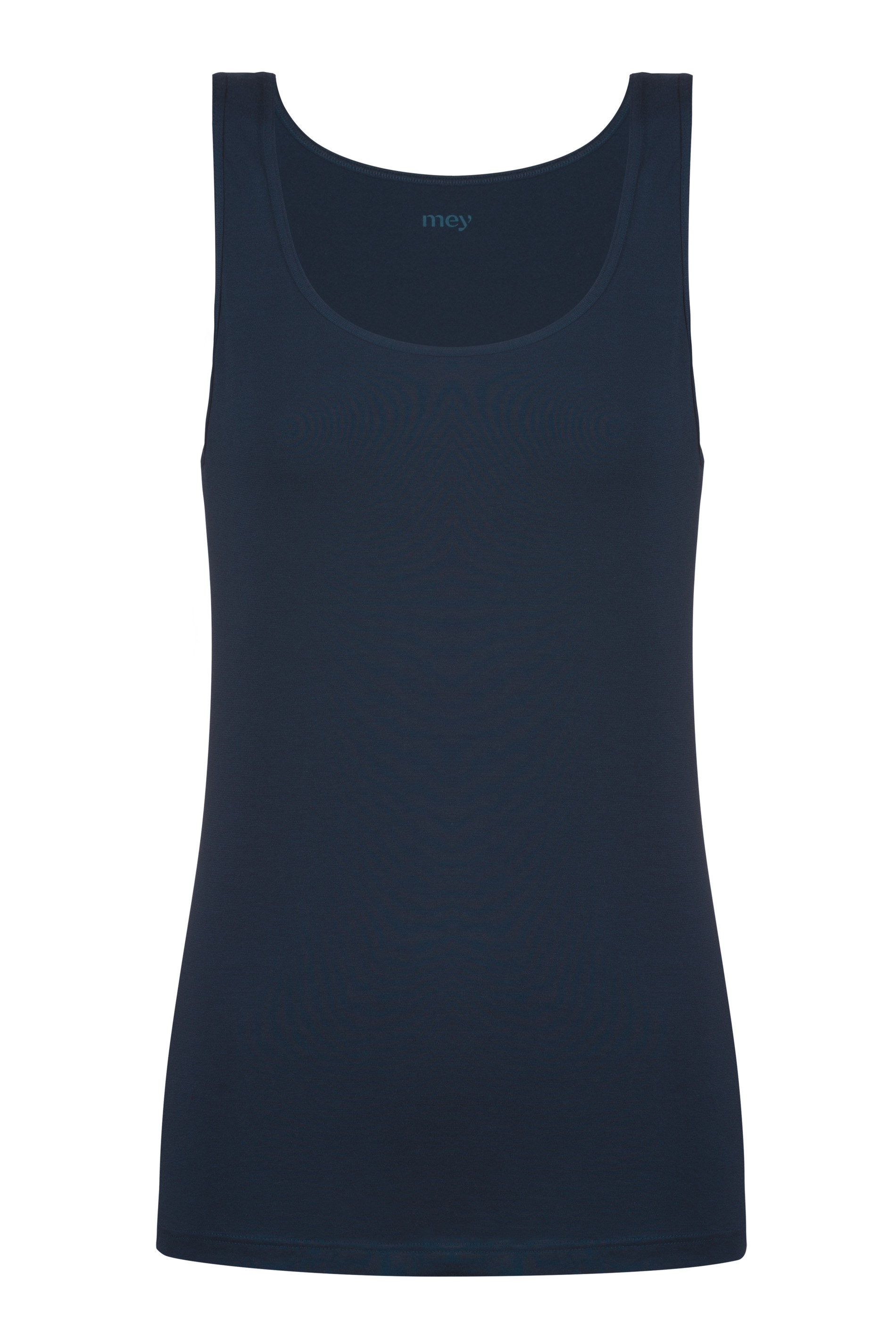 Top with broad straps Night Blue Serie Cotton Pure Cut Out | mey®