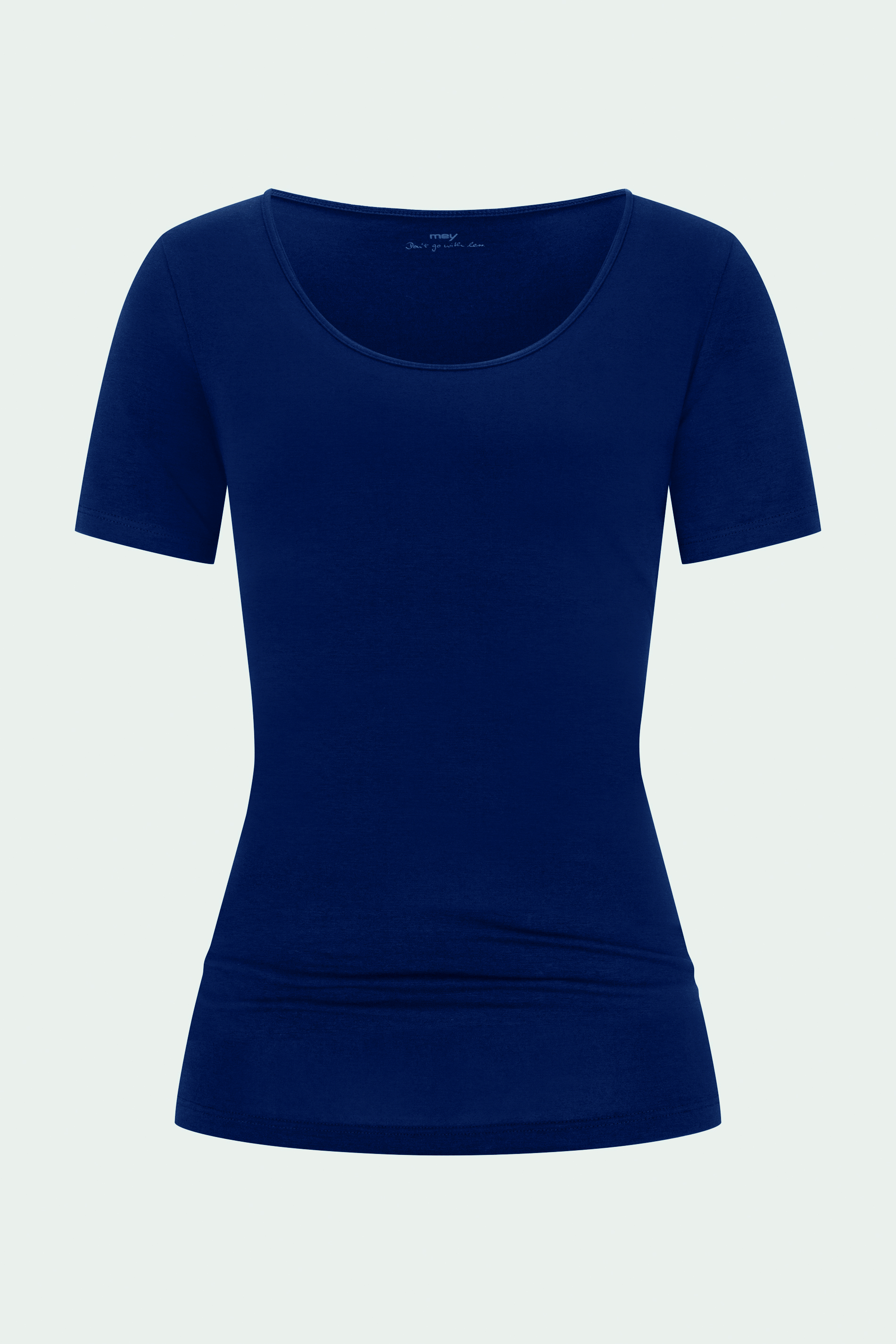 Shirt kurzarm Night Blue Serie Cotton Pure Freisteller | mey®