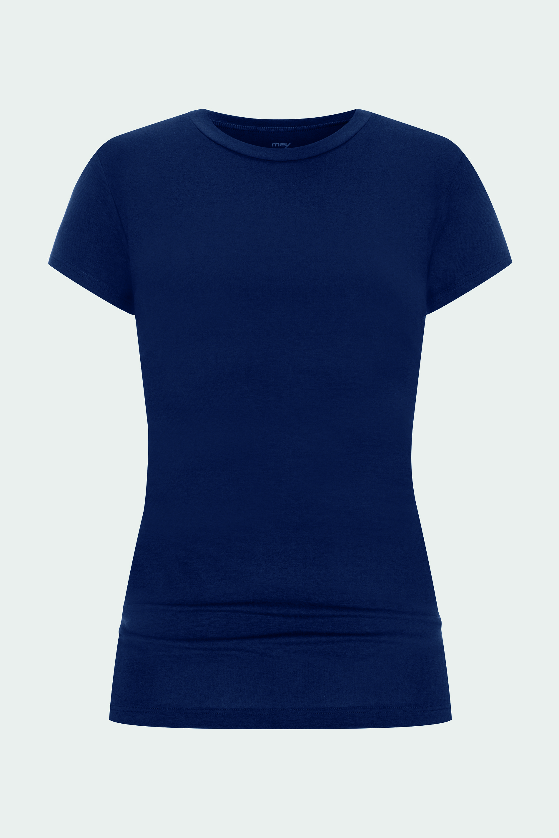 T-Shirt Night Blue Serie Cotton Pure Uitknippen | mey®
