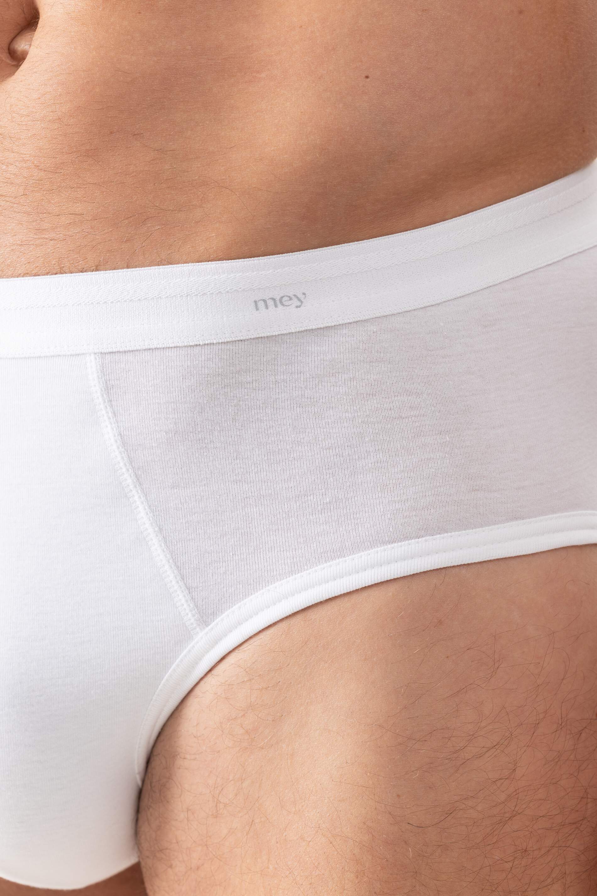 Classic briefs without fly front White Serie Noblesse Detail View 01 | mey®