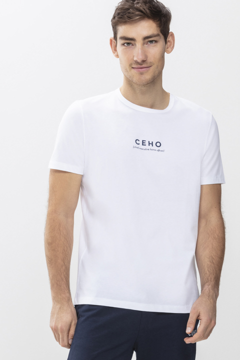 T-shirt White Serie HomeOffice Front View | mey®
