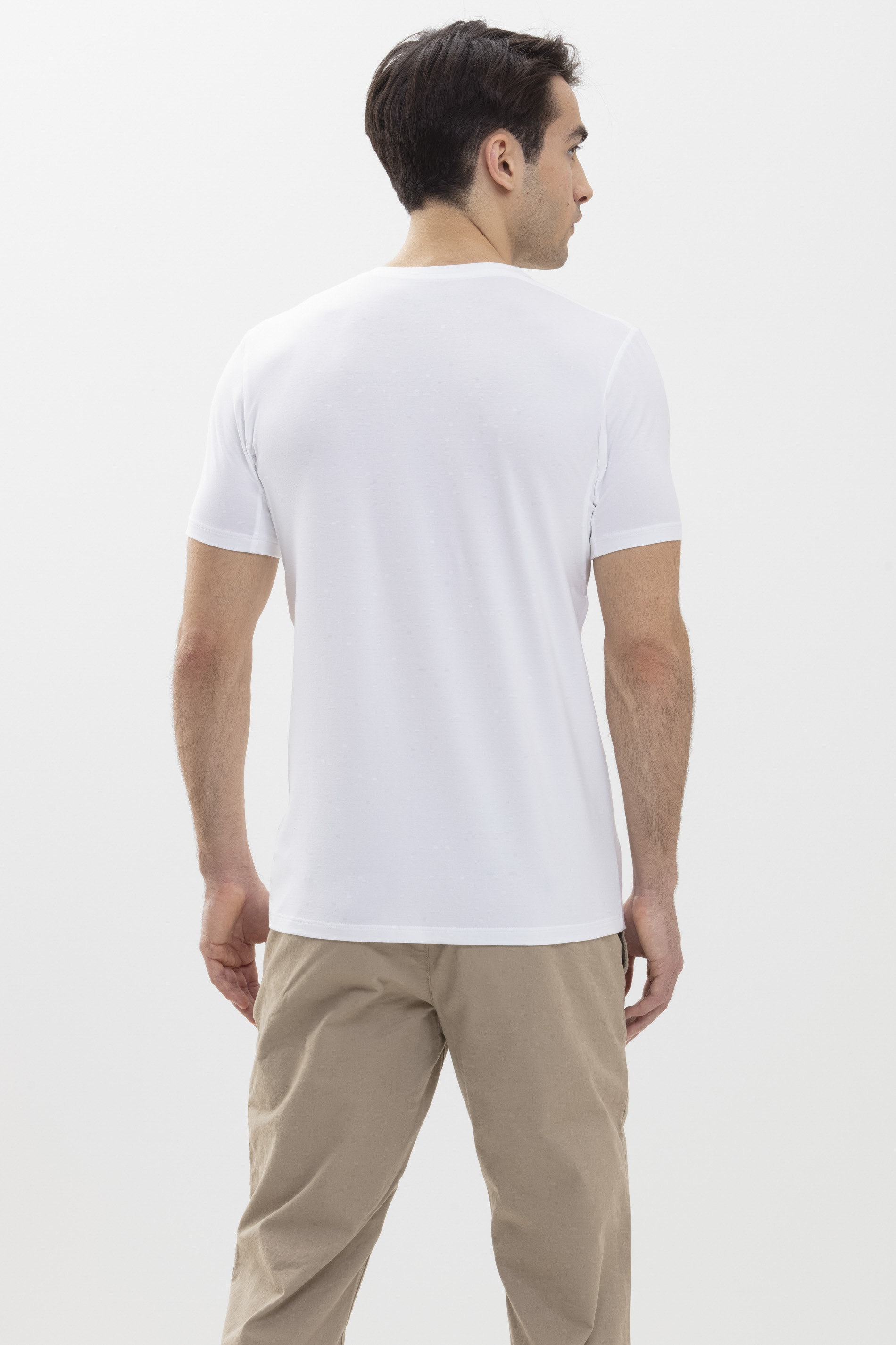 Hybride T-shirt Wit Serie Hybrid T-Shirt Achteraanzicht | mey®