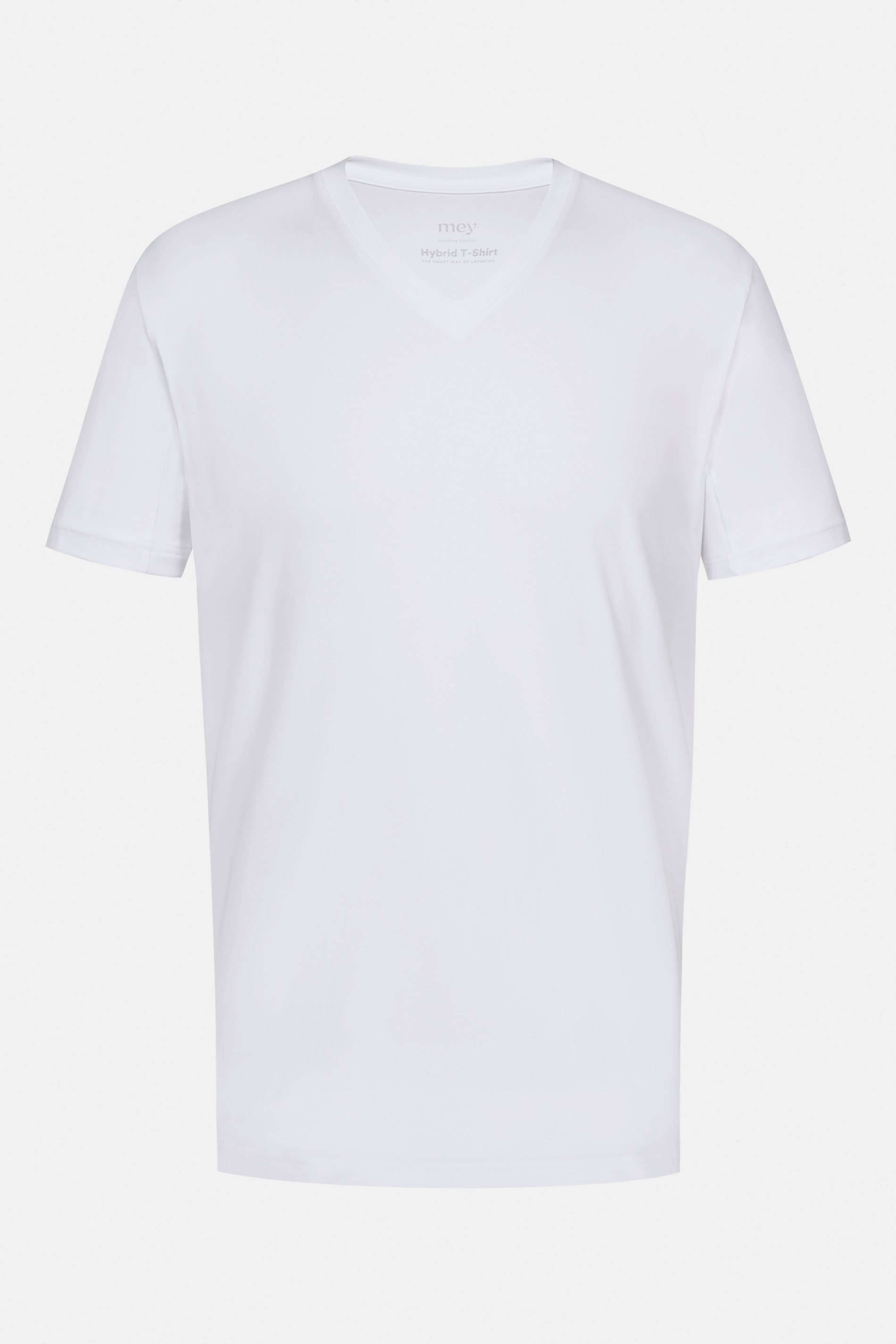 Hybride T-shirt Wit Serie Hybrid T-Shirt Uitknippen | mey®