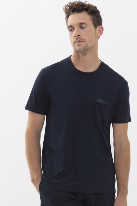 T-Shirt Indigo Serie Aarhus Frontansicht | mey®
