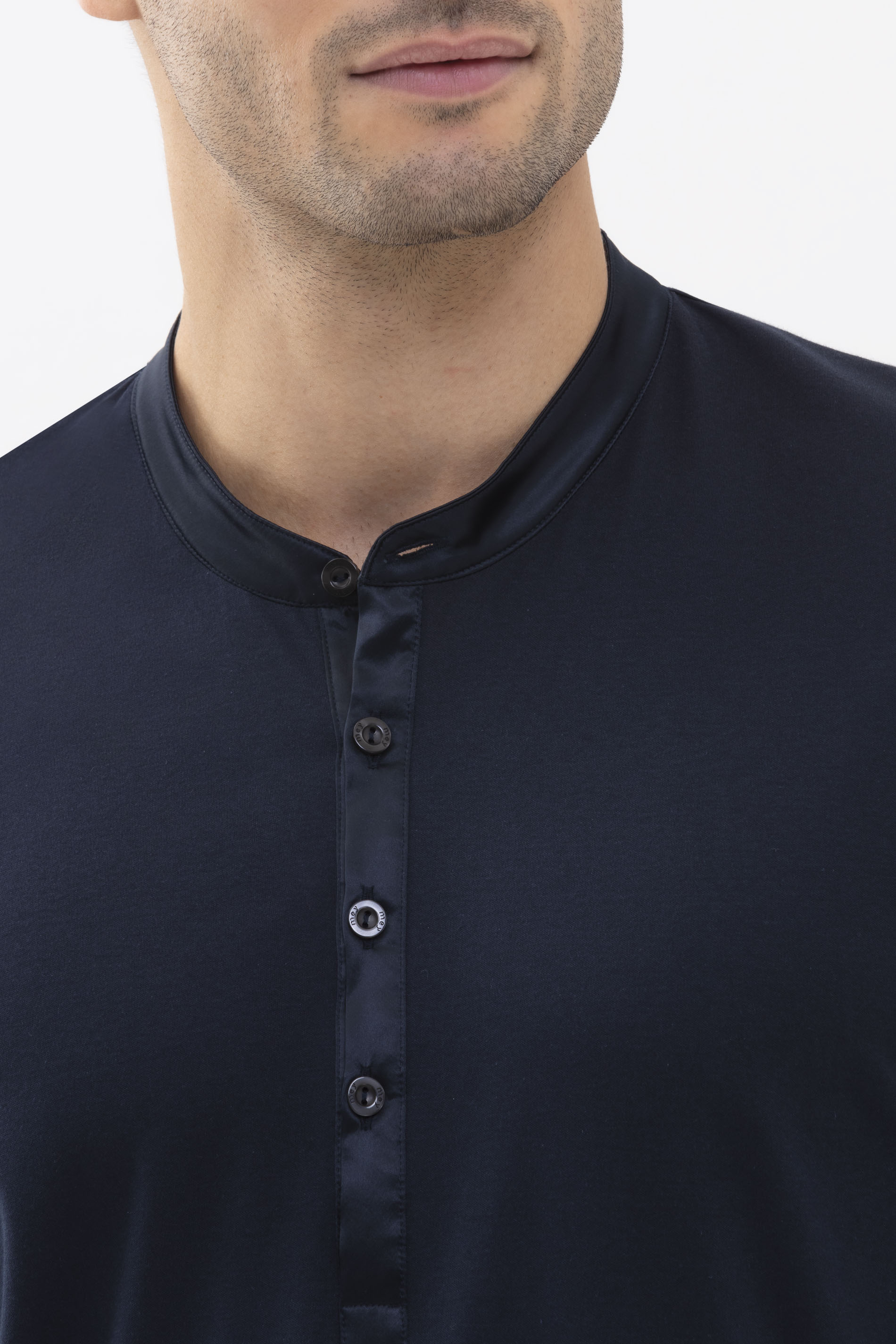 Shirt Indigo Serie Aarhus Detailansicht 01 | mey®