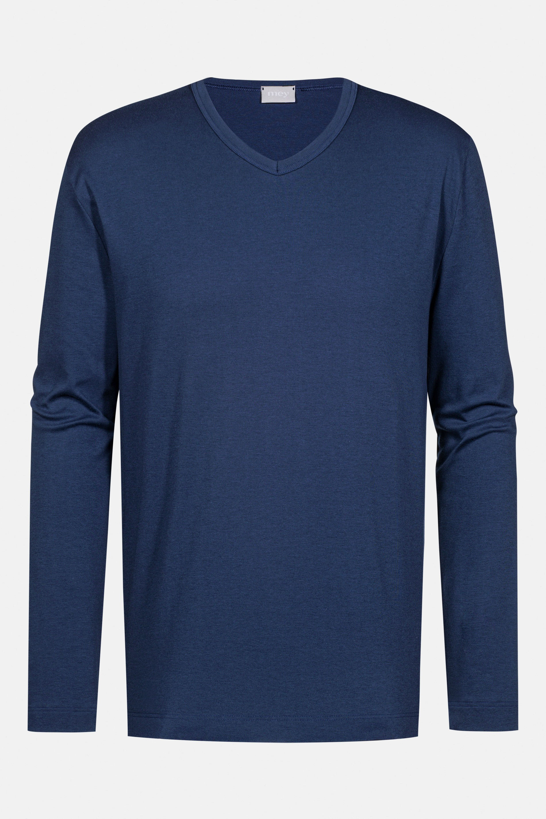 Langarm-T-Shirt Serie Solid Night Freisteller | mey®