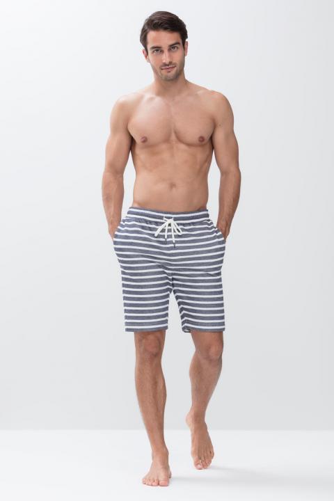 Short pant Yacht Blue Mey Club Coll. Front View | mey®