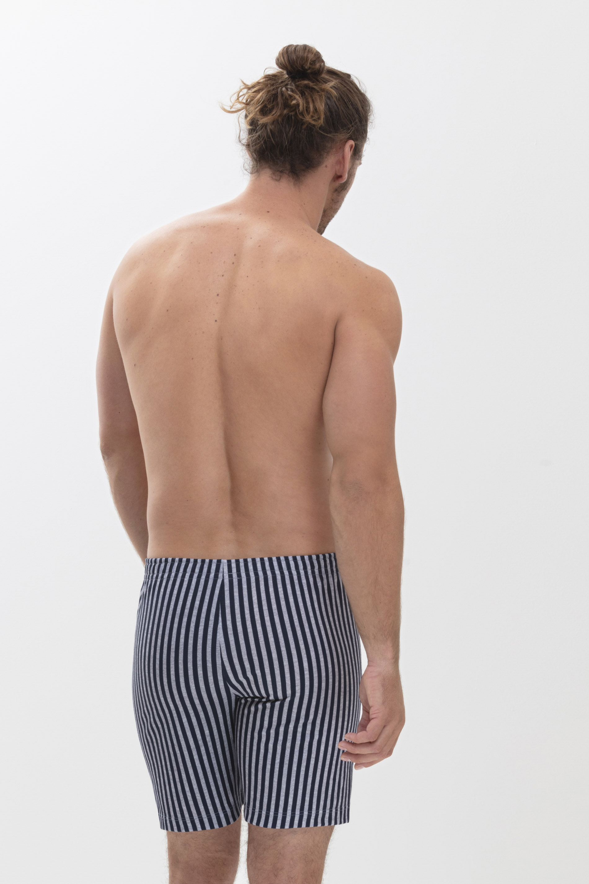 Shorts Light Grey Melange Serie Gilberton Rear View | mey®